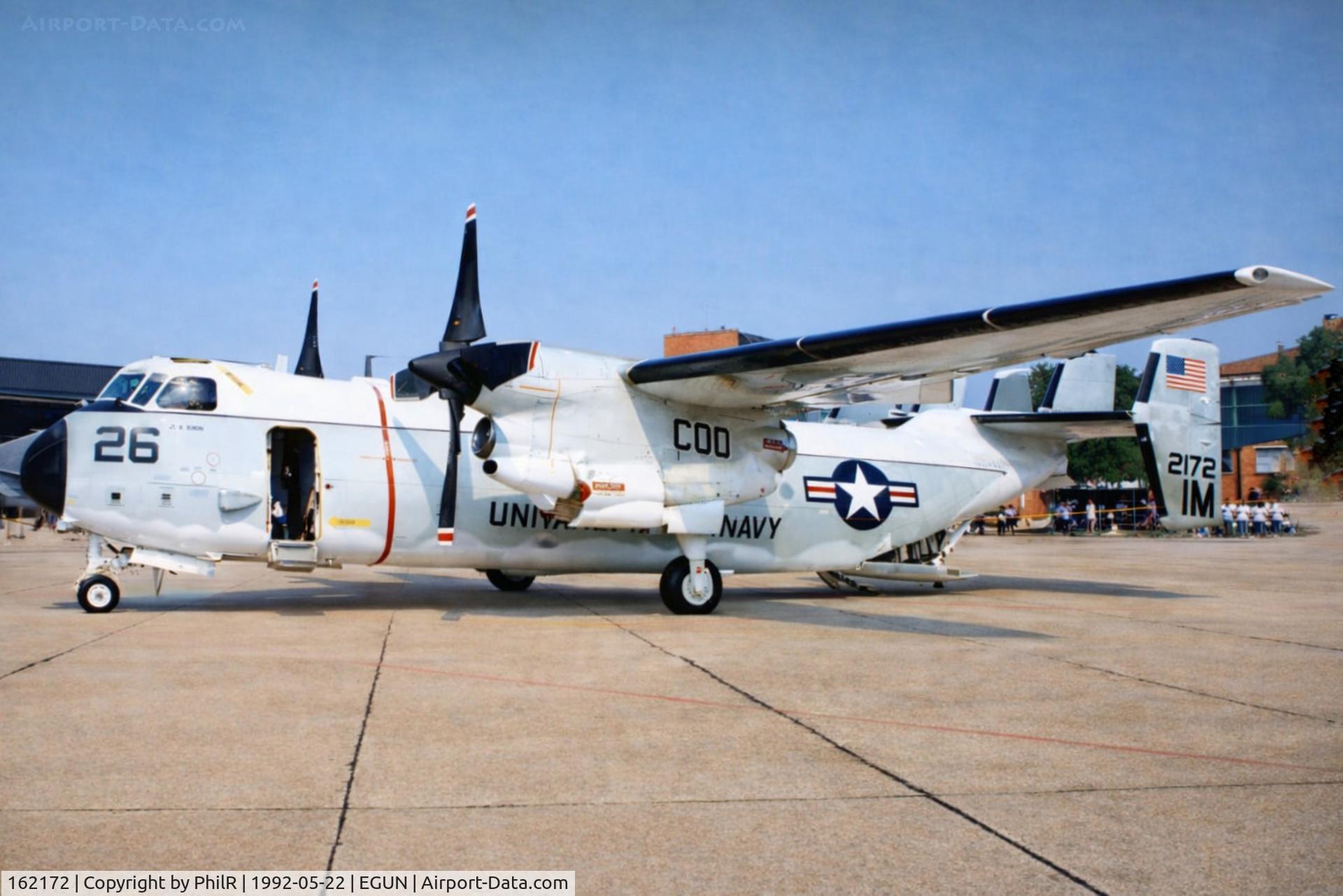 162172, Grumman C-2A Greyhound C/N 52, 162172 Grumman C-2A Greyhound USN Mildenhall
