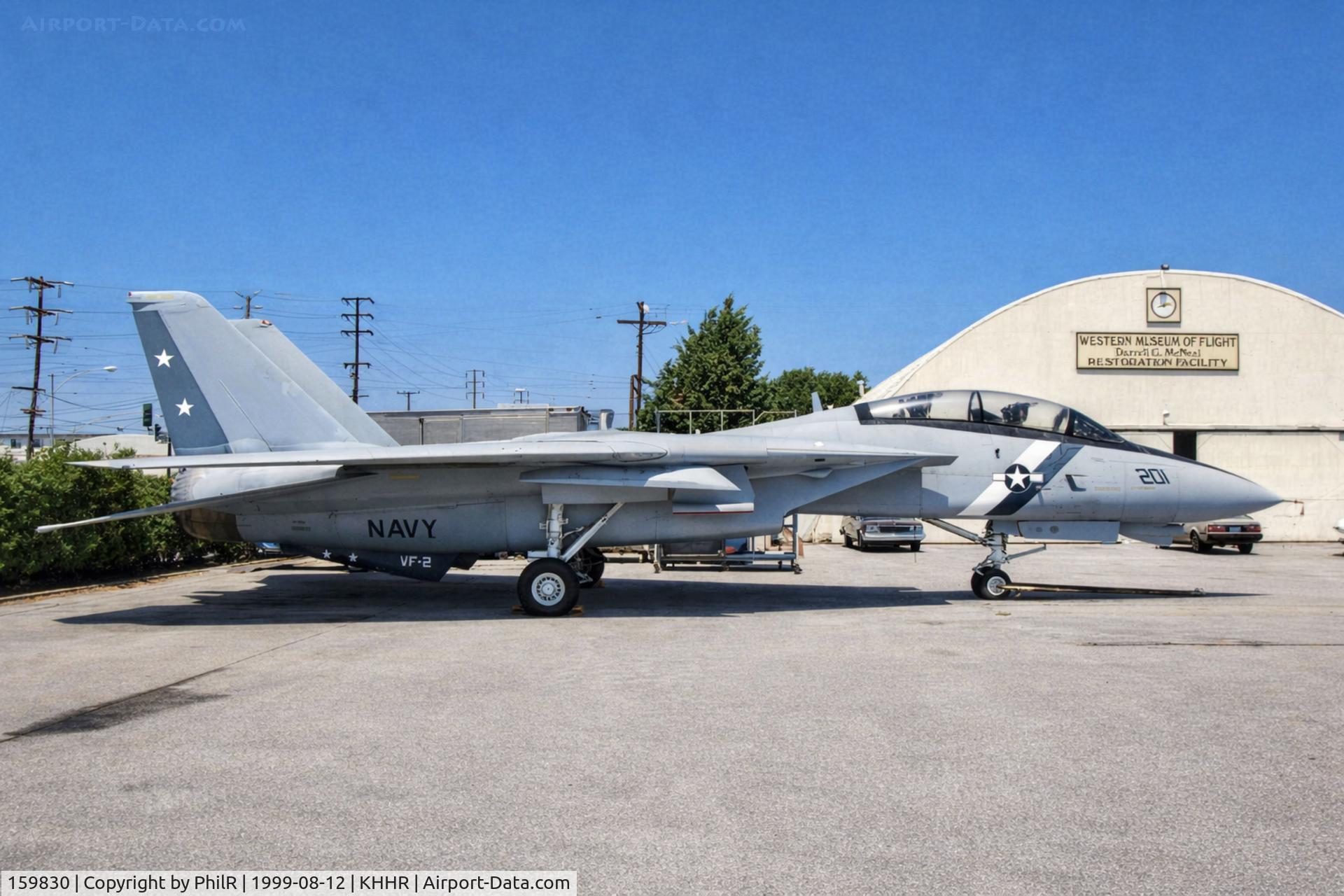 159830, Grumman F-14A C/N 190, 159830 Grumman F-14A Tomcat USN Western Museum of Flight Hawthorne 