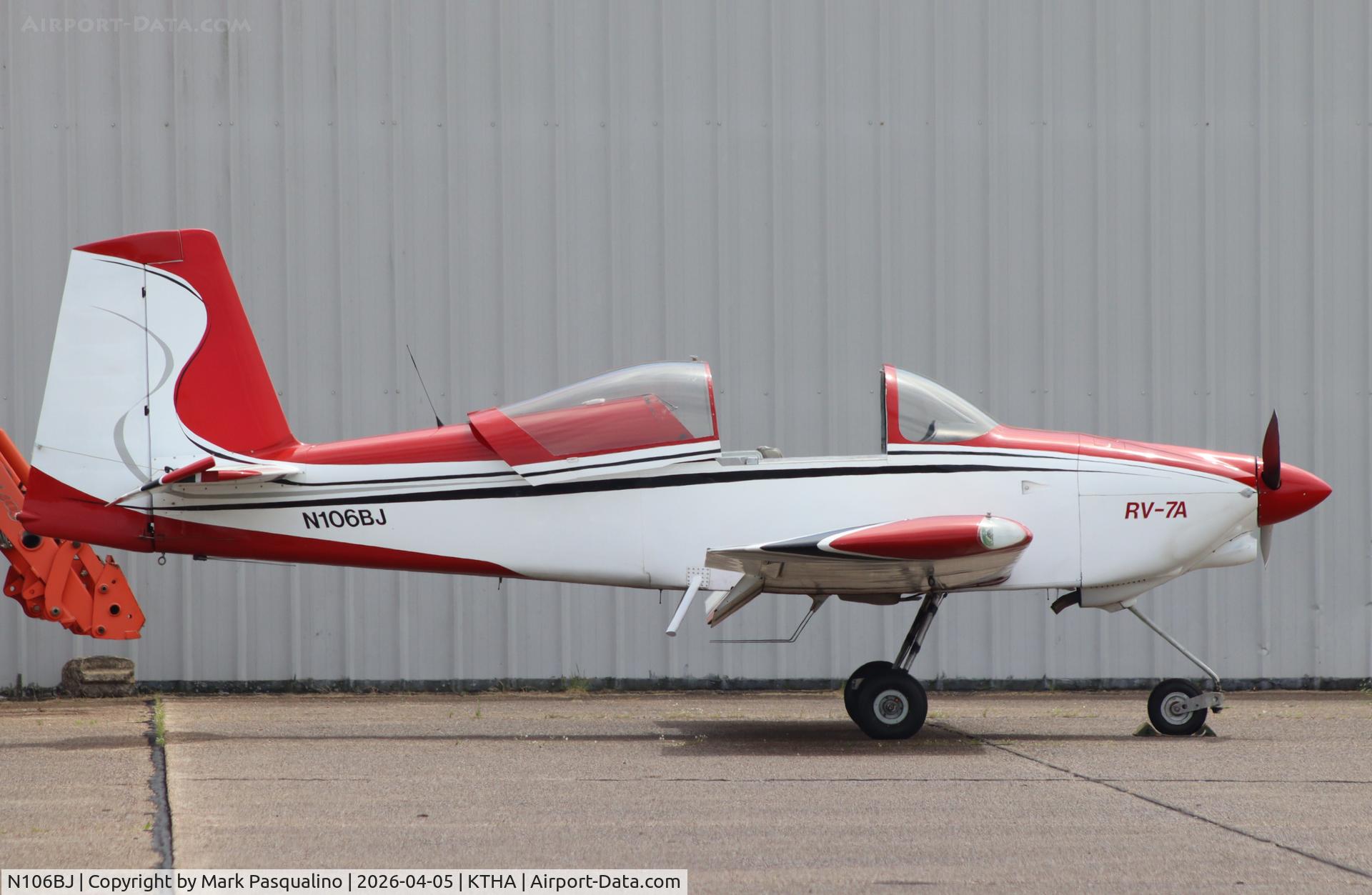 N106BJ, 2016 Vans RV-7A C/N 70474, Vans RV-7A