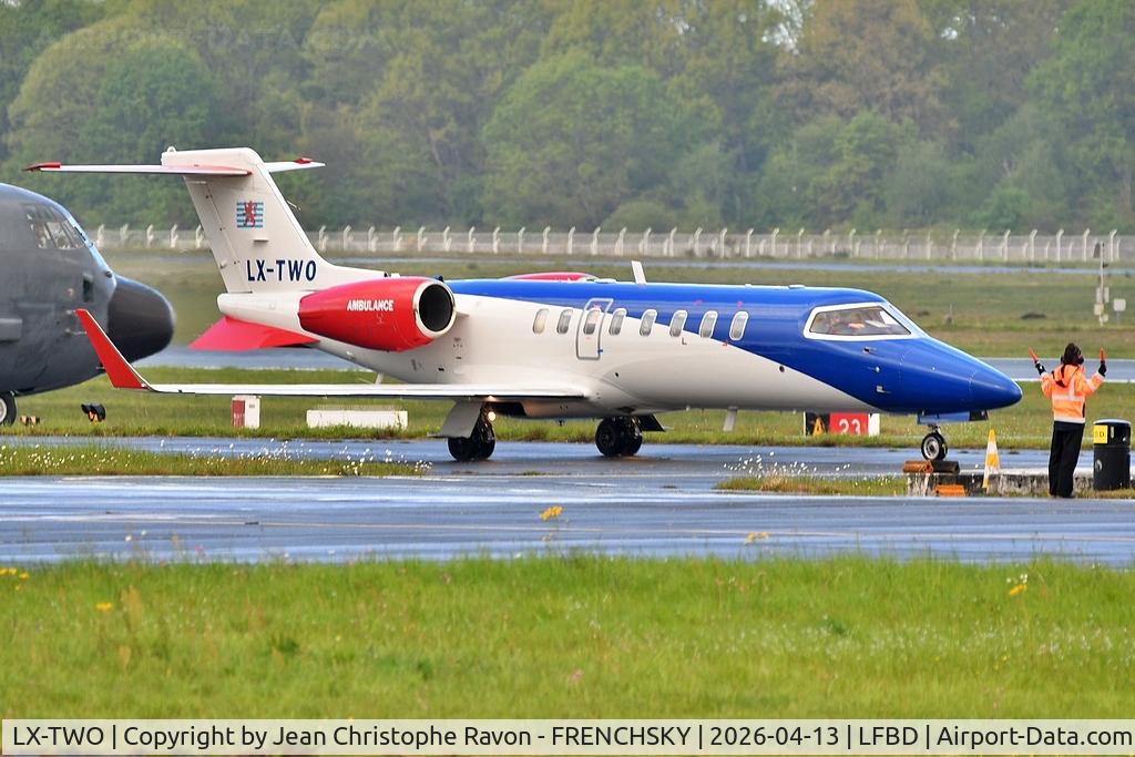 LX-TWO, 2008 Learjet 45 C/N 362, Montpellier (MPL)	Bordeaux (BOD)	(LRQ149J)