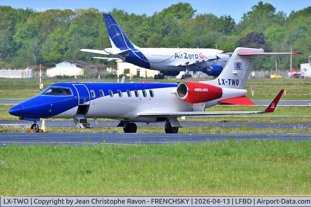 LX-TWO, 2008 Learjet 45 C/N 362, Montpellier (MPL) Bordeaux (BOD) (LRQ149J)