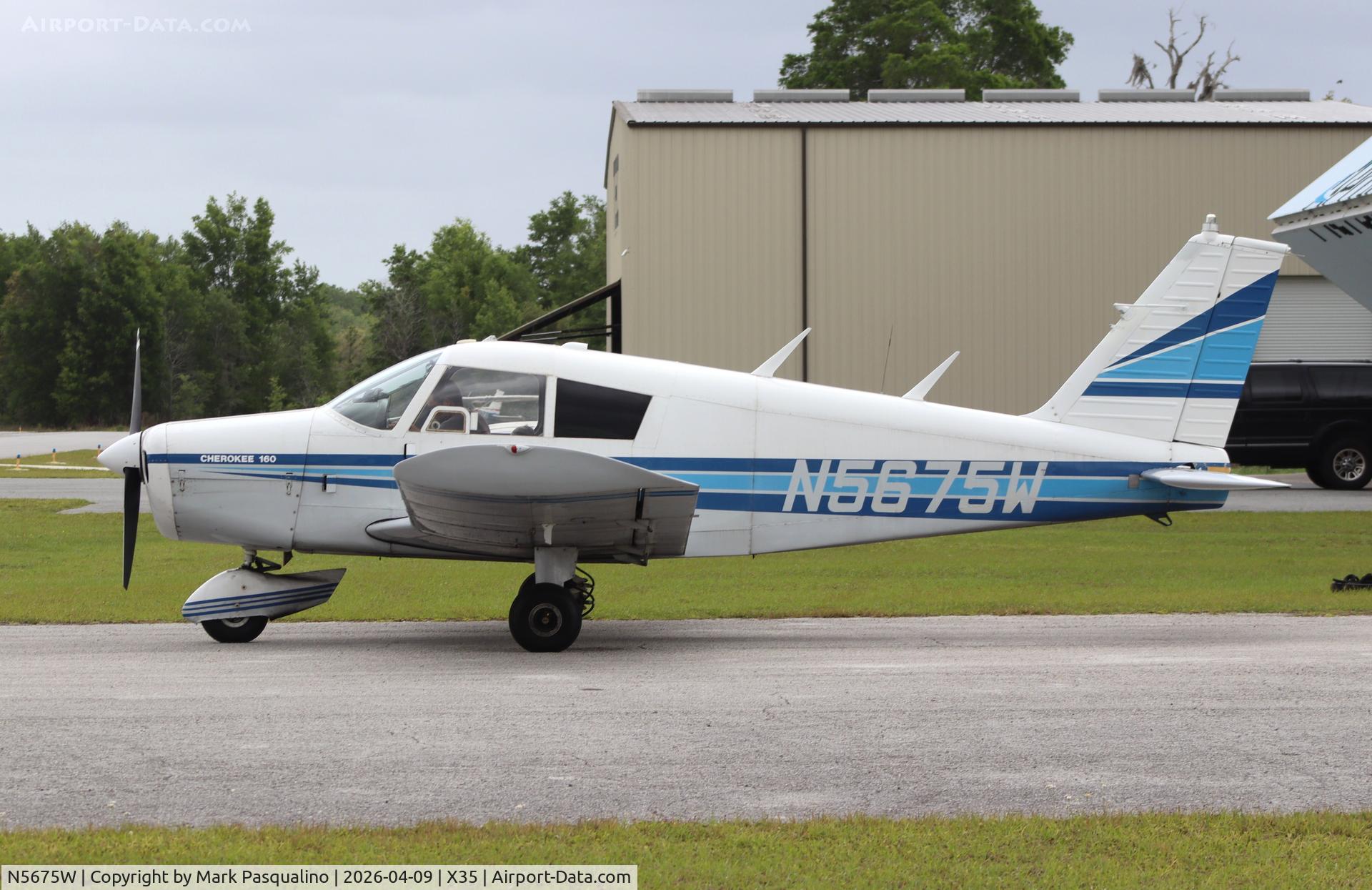 N5675W, 1962 Piper PA-28-160 Cherokee C/N 28-898, Piper PA-28-160