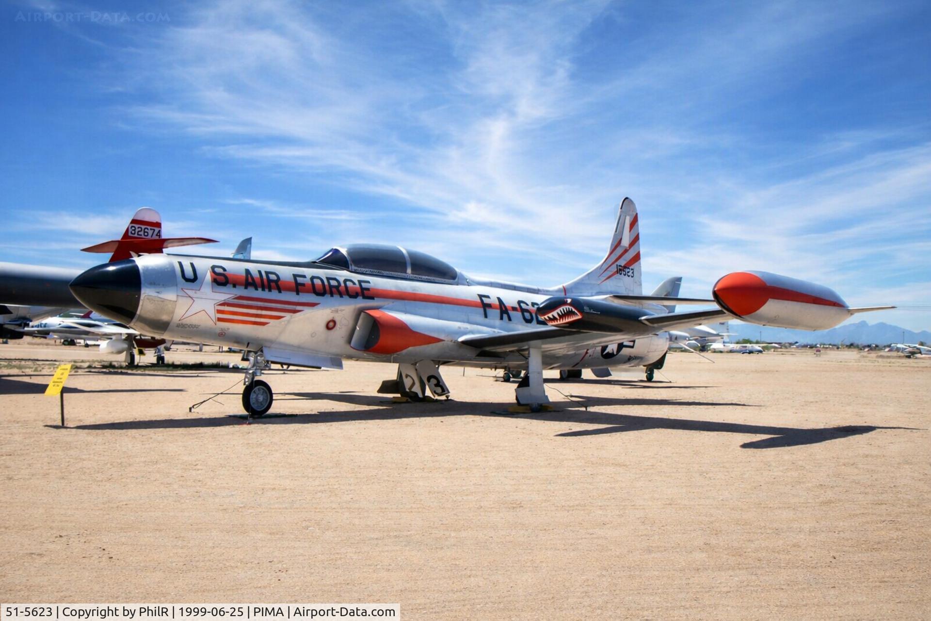 51-5623, 1951 Lockheed F-94C Starfire C/N 880-8219, 51-5623 Lockheed F-94C Starfire USAF Pima 