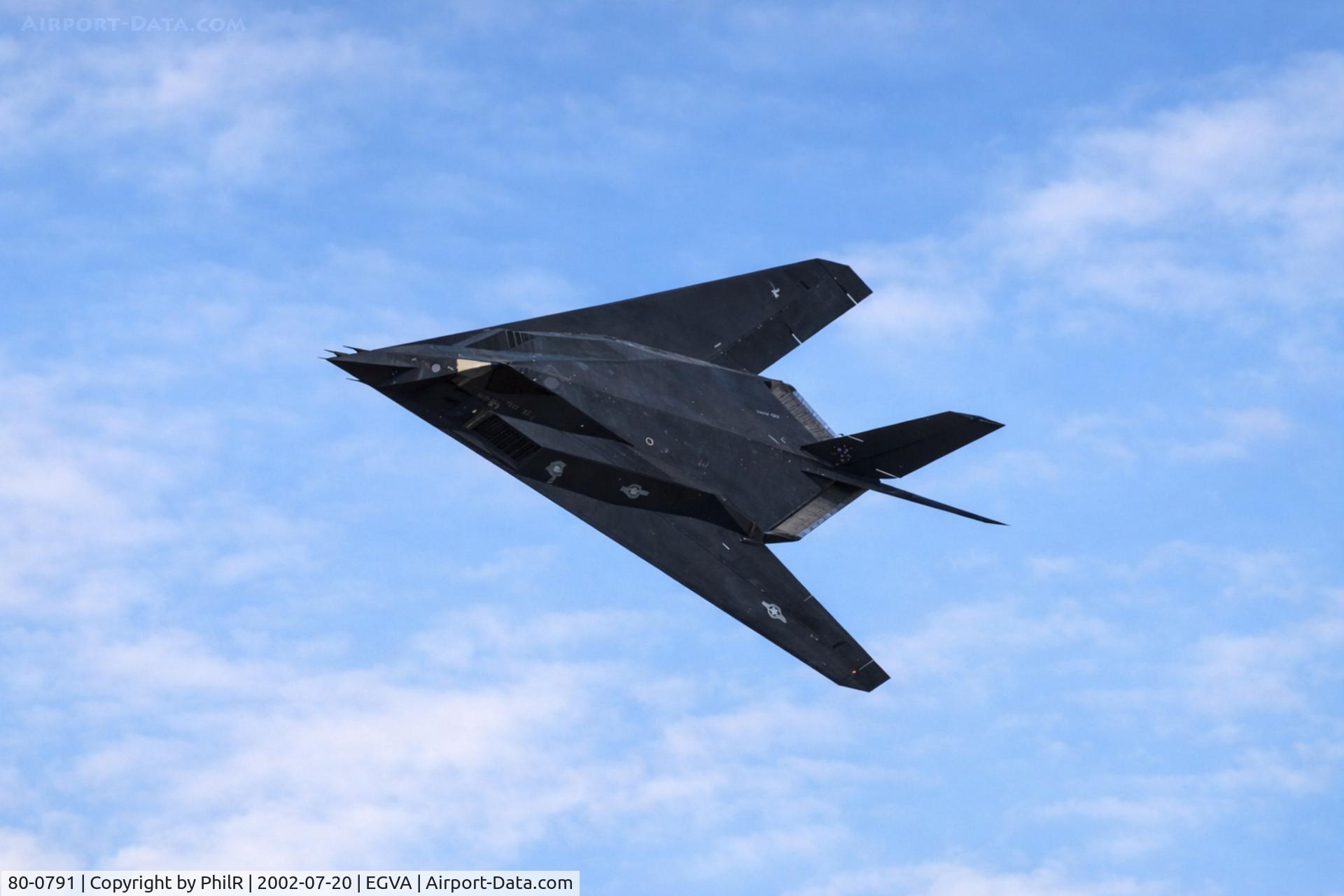 80-0791, 1982 Lockheed F-117A Nighthawk C/N A.4016, 80-0791 1980 Lockheed F-117A Nighthawk USAF RIAT
