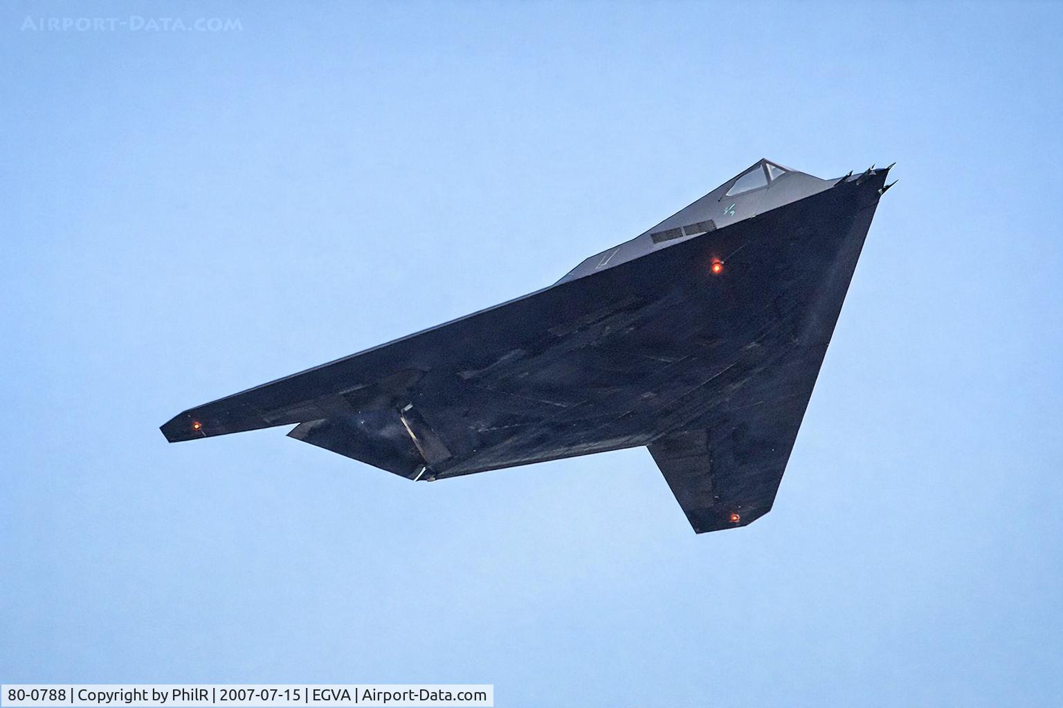 80-0788, 1980 Lockheed F-117A Nighthawk C/N A.4013, 80-0788 1980 Lockheed F-117A Nighthawk USAF RIAT