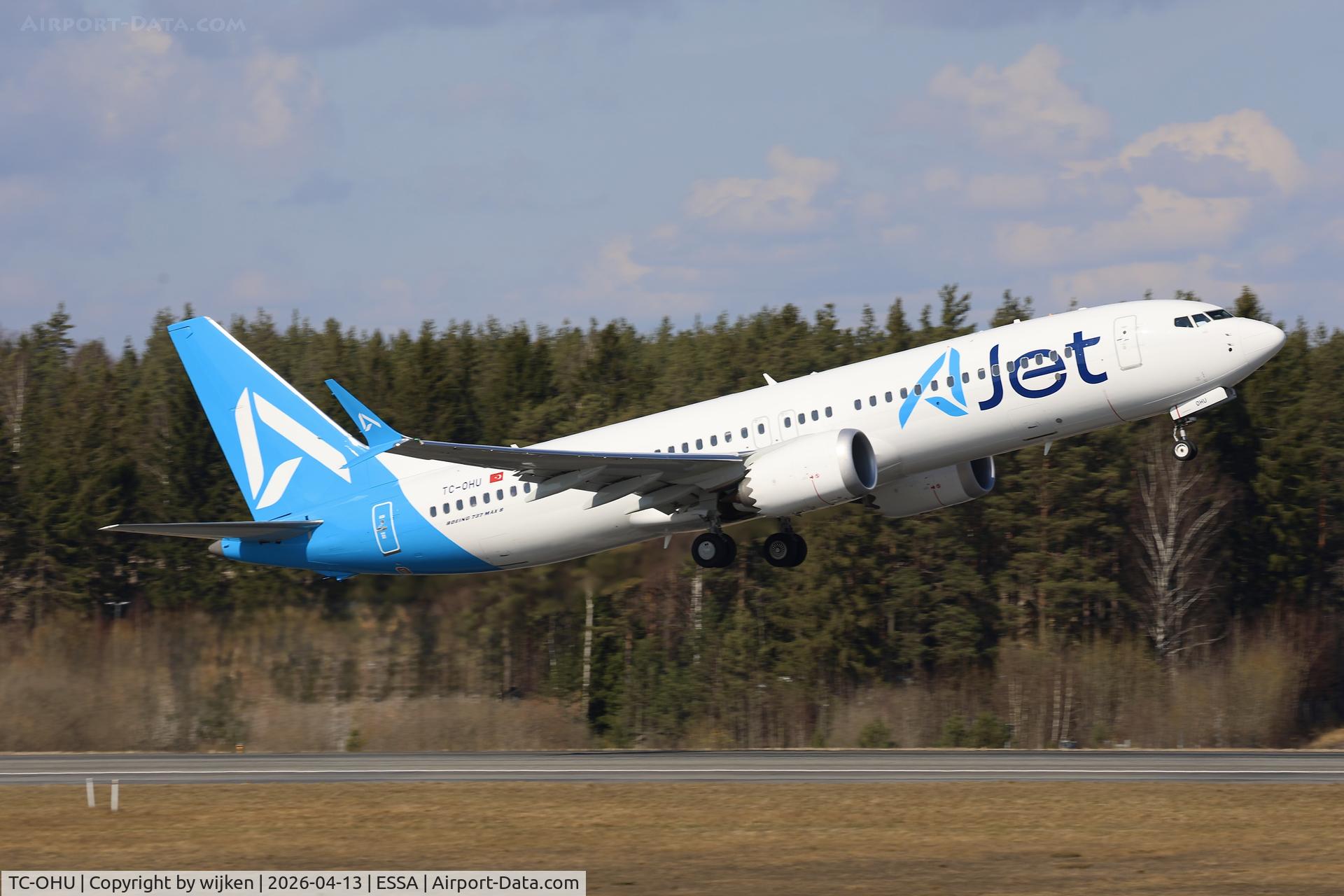 TC-OHU, 2026 Boeing 737-8 MAX C/N 62937, Rwy 08