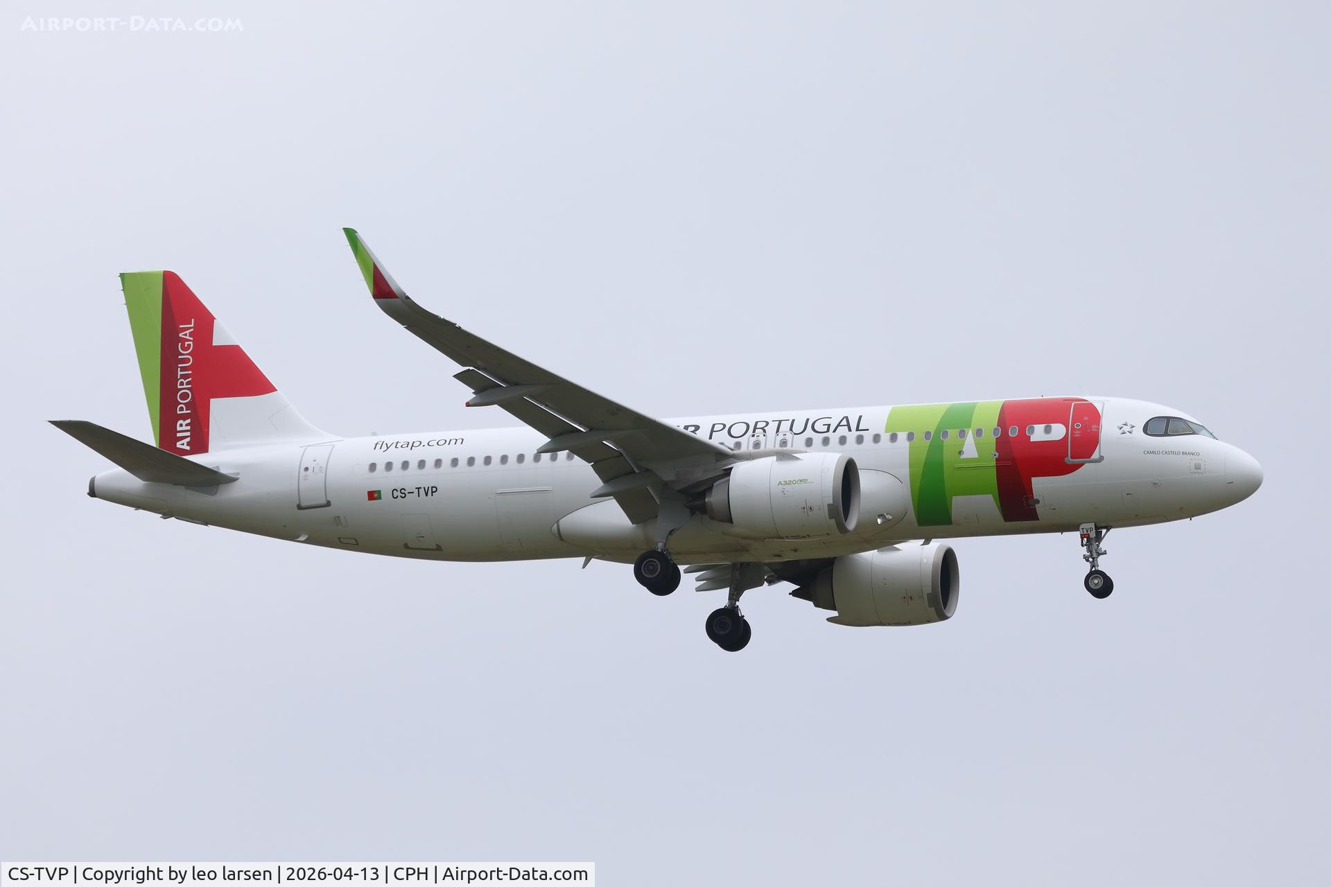 CS-TVP, 2025 Airbus A320-251N C/N 12635, Copenhagen 13.4.2026