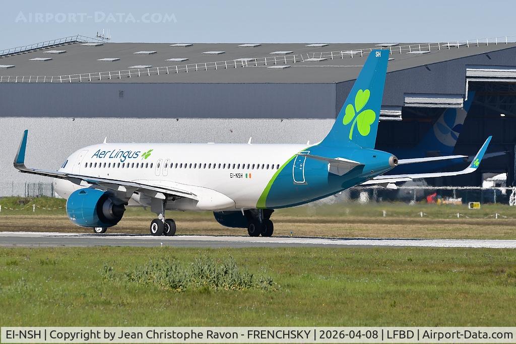 EI-NSH, 2025 Airbus A320neo C/N 12663, Bordeaux (BOD)	Dublin (DUB)	EI503