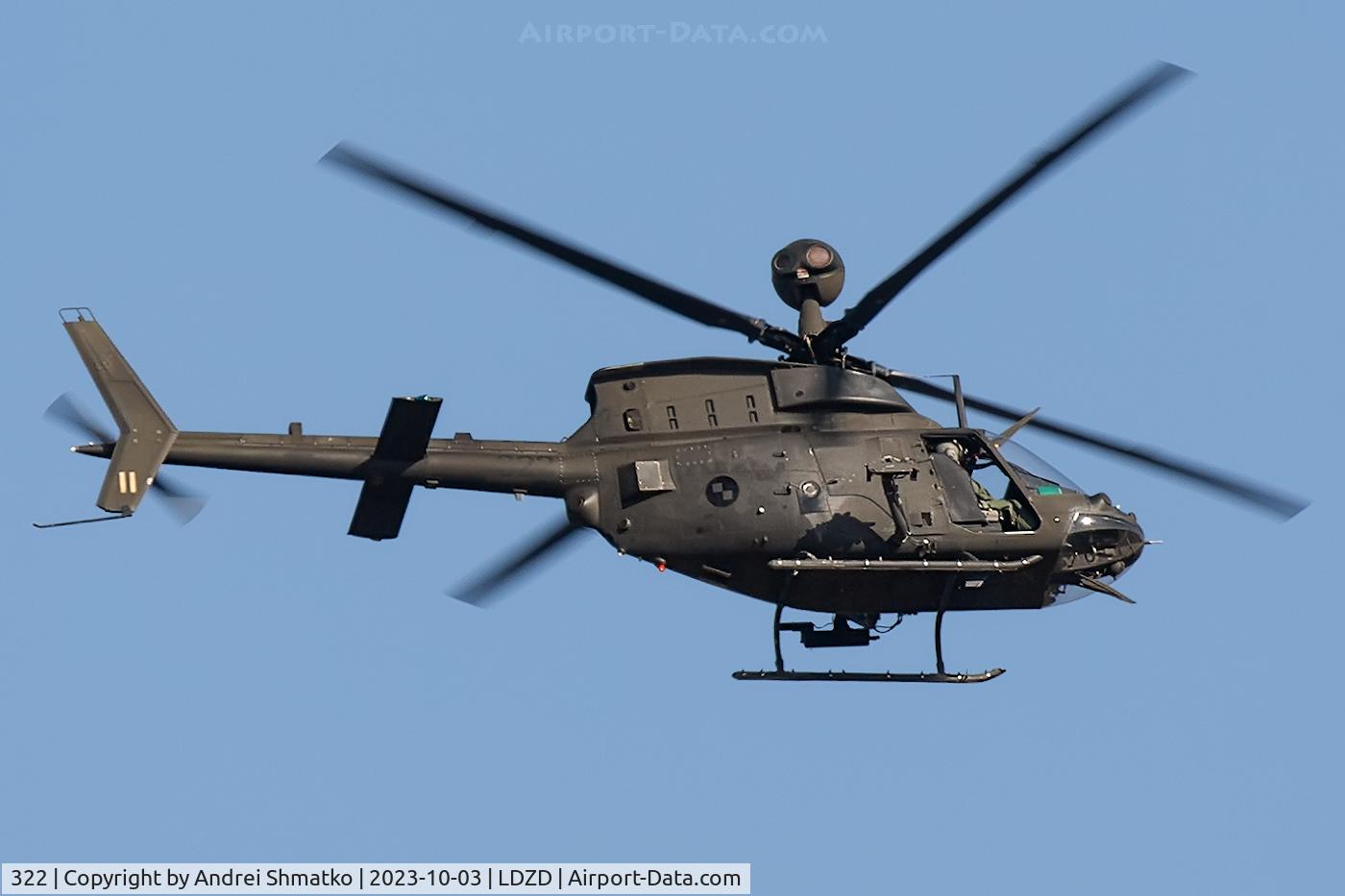 322, Bell OH-58D Kiowa Warrior C/N not found, Training flight.
