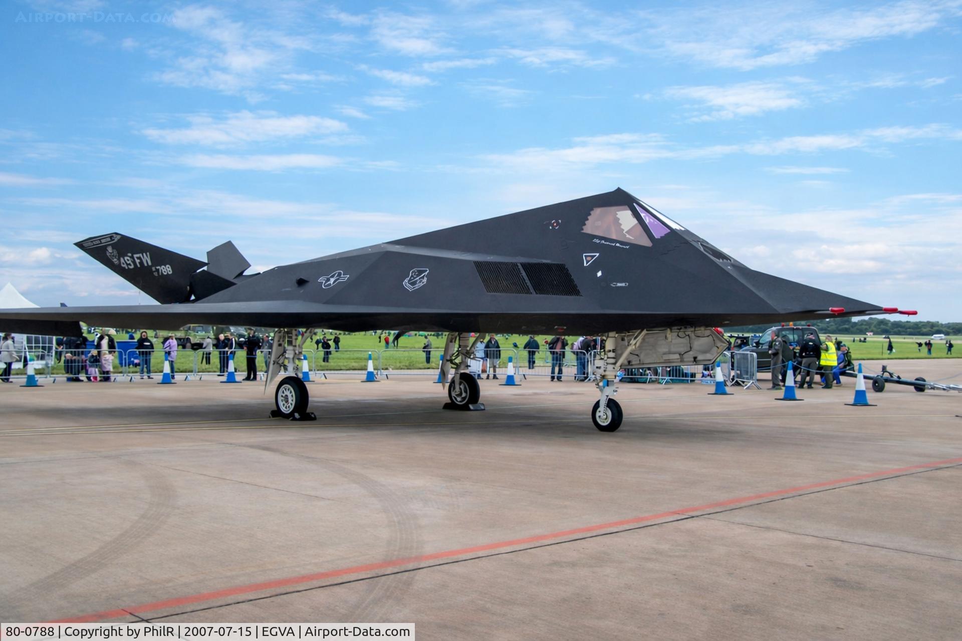 80-0788, 1980 Lockheed F-117A Nighthawk C/N A.4013, 80-0788 1980 Lockheed F-117A Nighthawk USAF RIAT 
