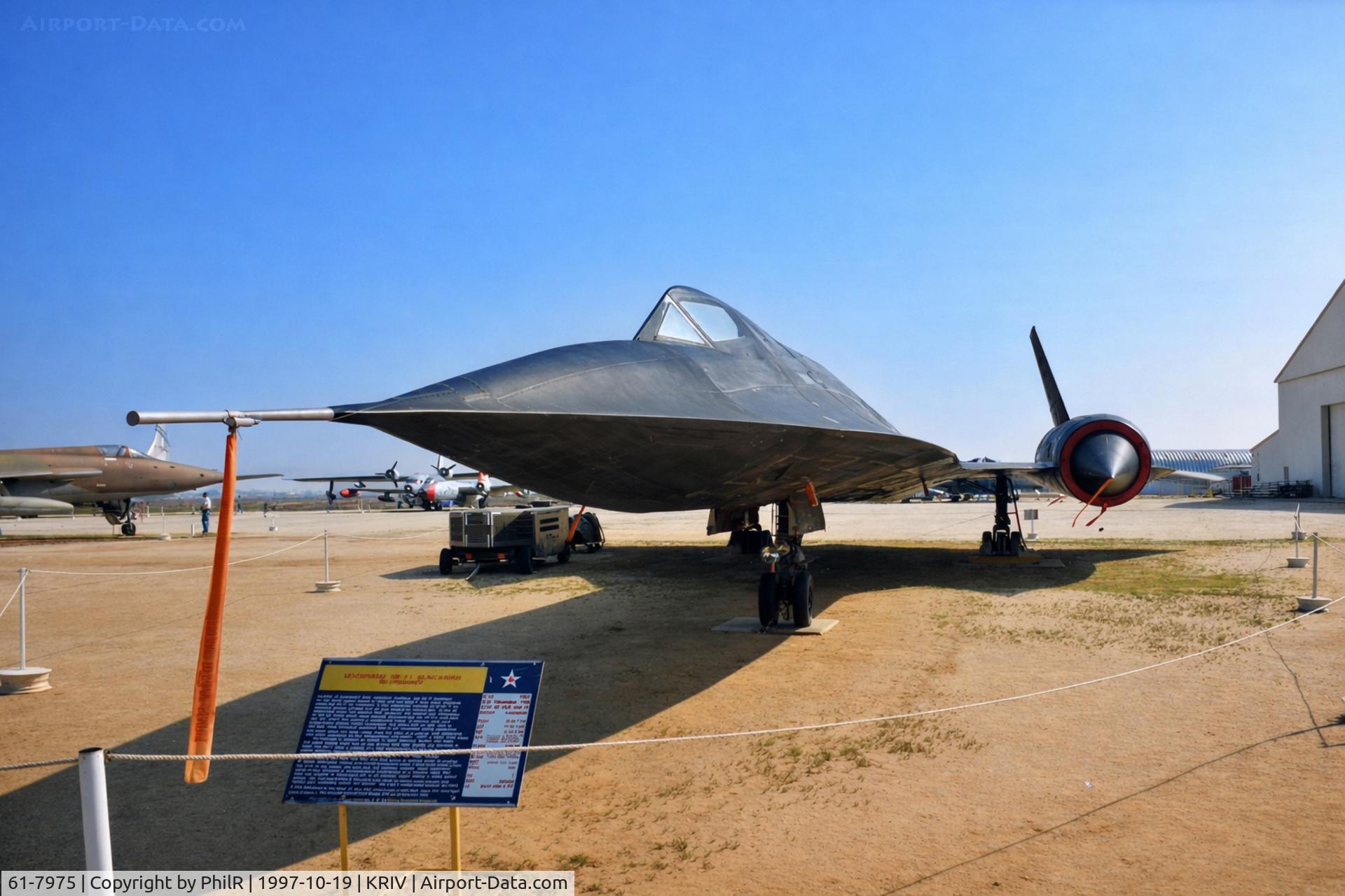 61-7975, 1961 Lockheed SR-71A Blackbird C/N 2026, 61-7975 1967 Lockheed SR-71A Blackbird USAF March AFB Museum
