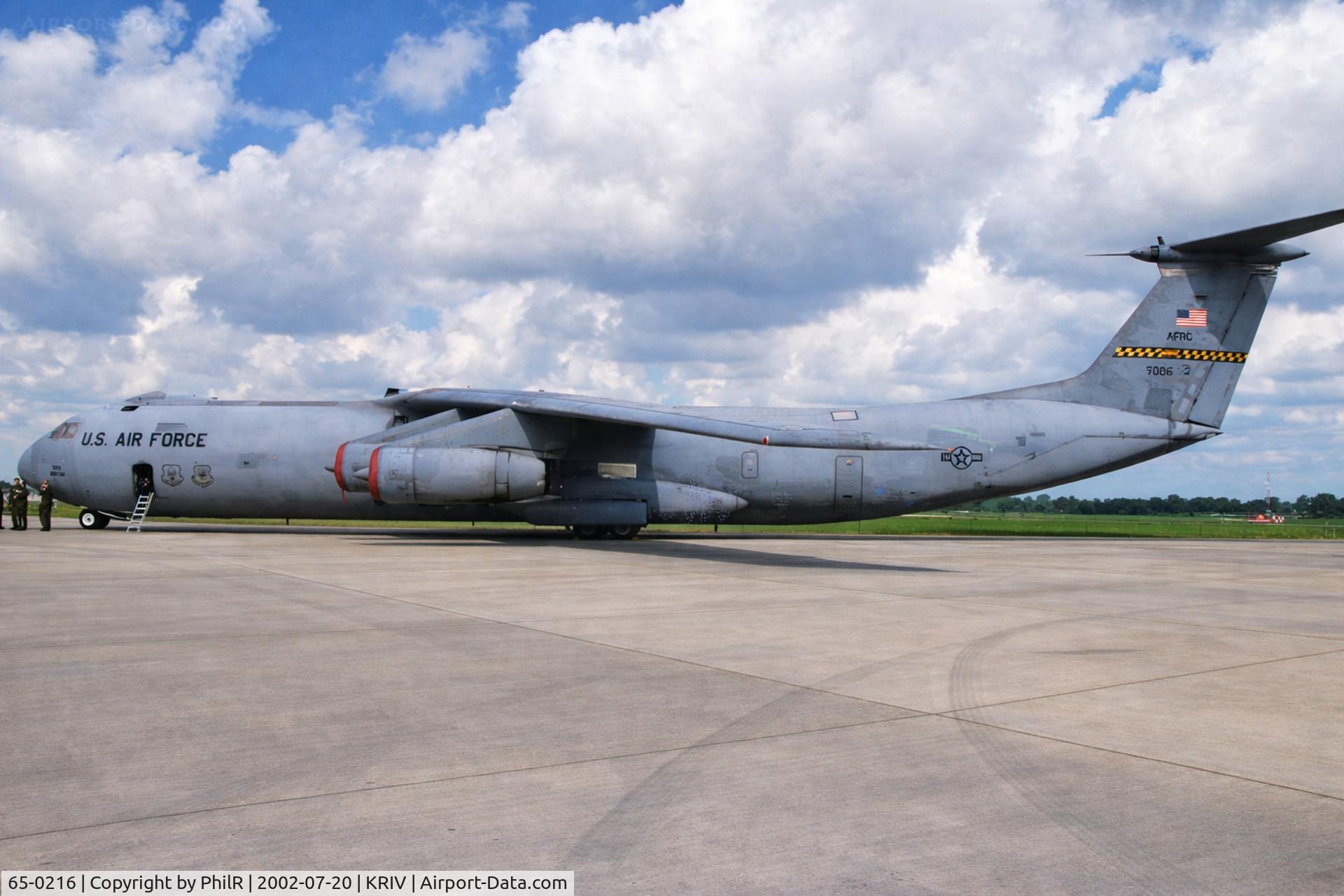 61-7975, 1961 Lockheed SR-71A Blackbird C/N 2026, 65-0216 1965 Lockheed C-141C Starlifter RIAT