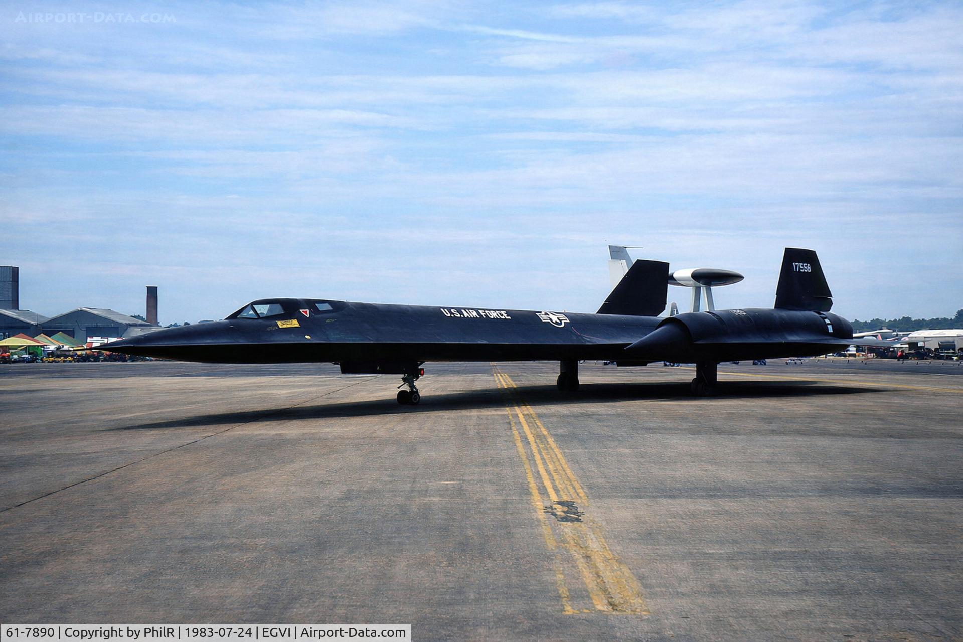 61-7975, 1961 Lockheed SR-71A Blackbird C/N 2026, 61-7980 1964 Lockheed SR71 Blackbird USAF IAT 