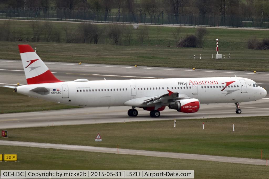 OE-LBC, 1996 Airbus A321-111 C/N 581, Taxiing
