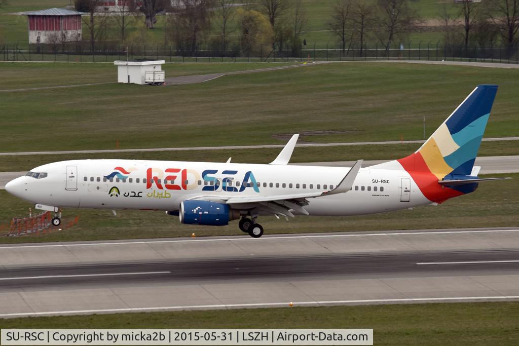 SU-RSC, 2006 Boeing Boeing 737-800 C/N 30708, Landing