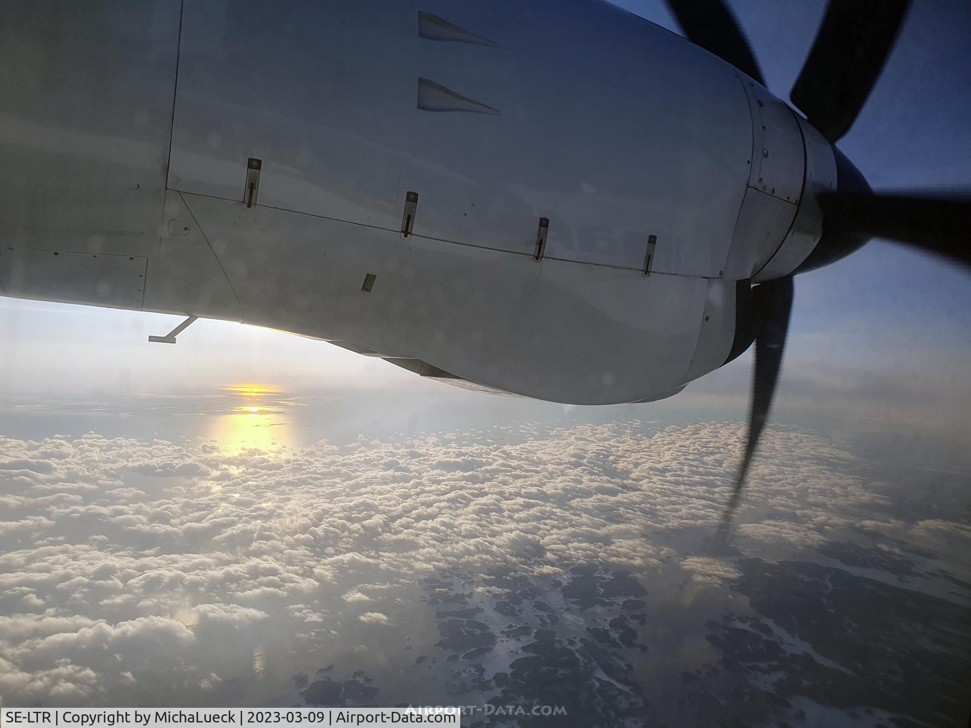 SE-LTR, 1991 Fokker 50 C/N 20226, The early morning flight OER-ARN