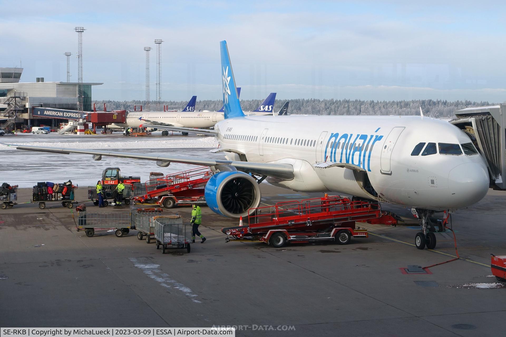 SE-RKB, 2017 Airbus A321-251N C/N 7807, At Arlanda