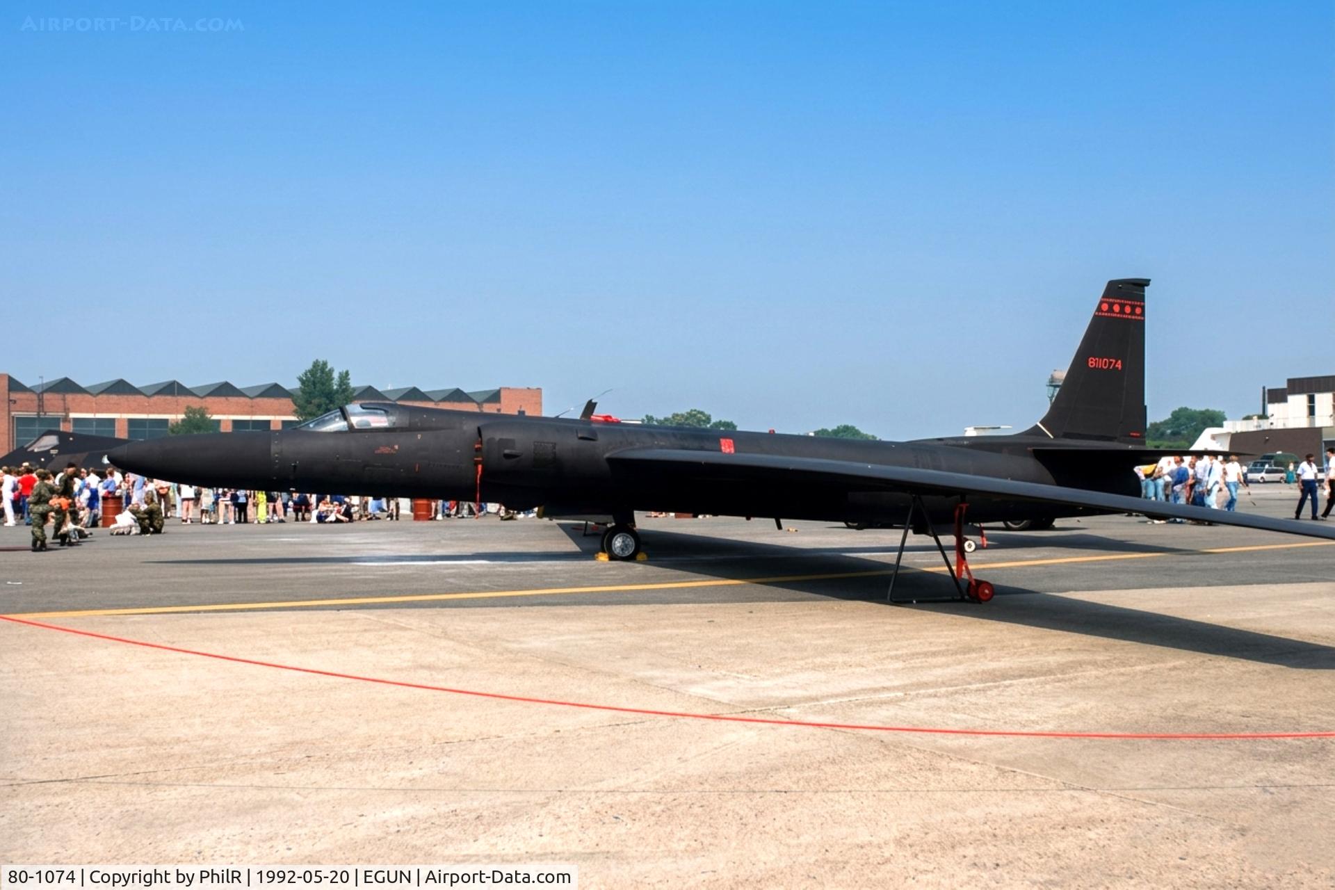 80-1074, 1980 Lockheed U-2R C/N 12-074, 80-1074 1980 Lockheed U-2R USAF Mildenhall 