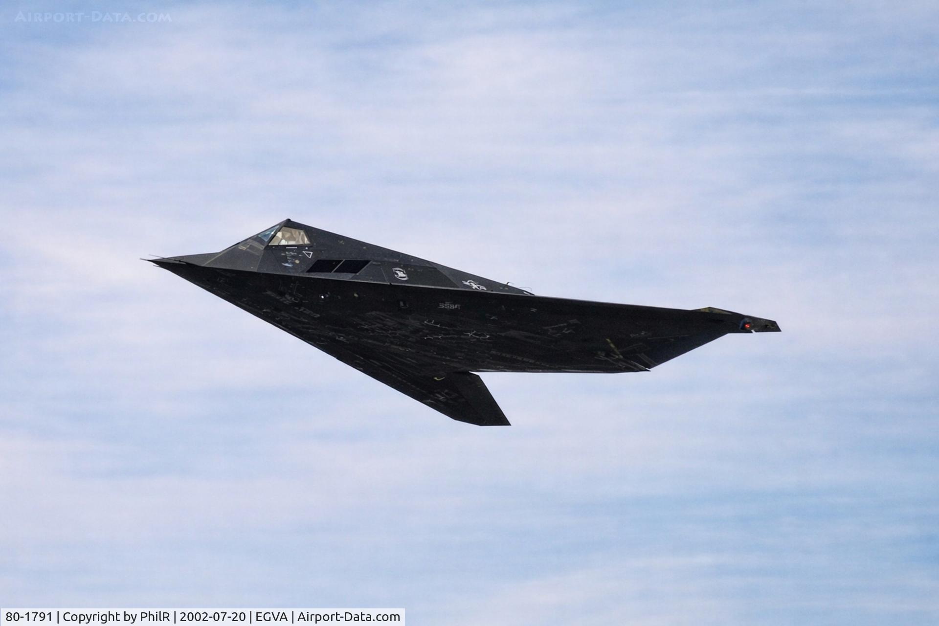 88-0843, 1988 Lockheed F-117A Nighthawk C/N A.4068, 80-0791 1980 Lockheed F-117A Nighthawk USAF RIAT 
