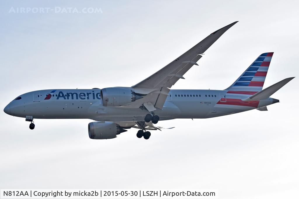 N812AA, 2015 Boeing 787-8 Dreamliner Dreamliner C/N 40630, Landing