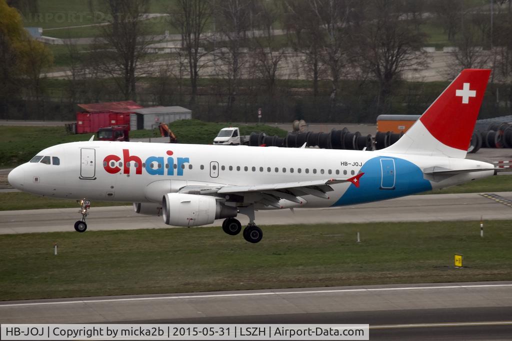 HB-JOJ, 2007 Airbus A319-112 C/N 3024, Landing