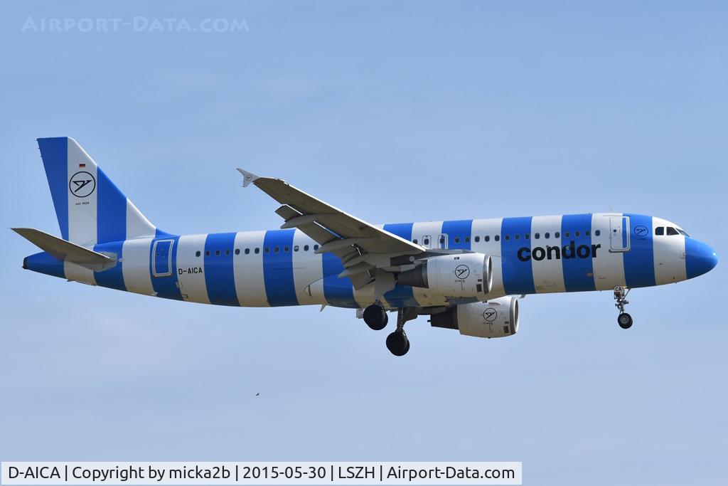 D-AICA, 1998 Airbus A320-212 C/N 774, Landing