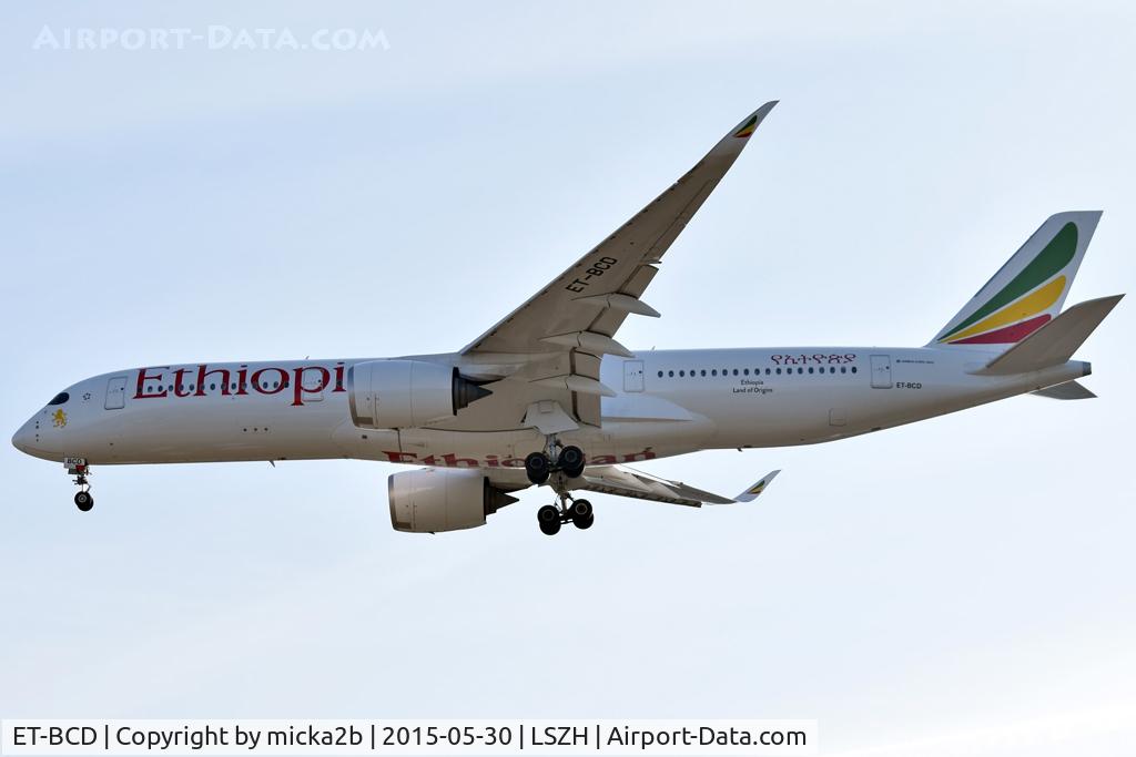 ET-BCD, 2023 Airbus A350-941 C/N 0657, Landing