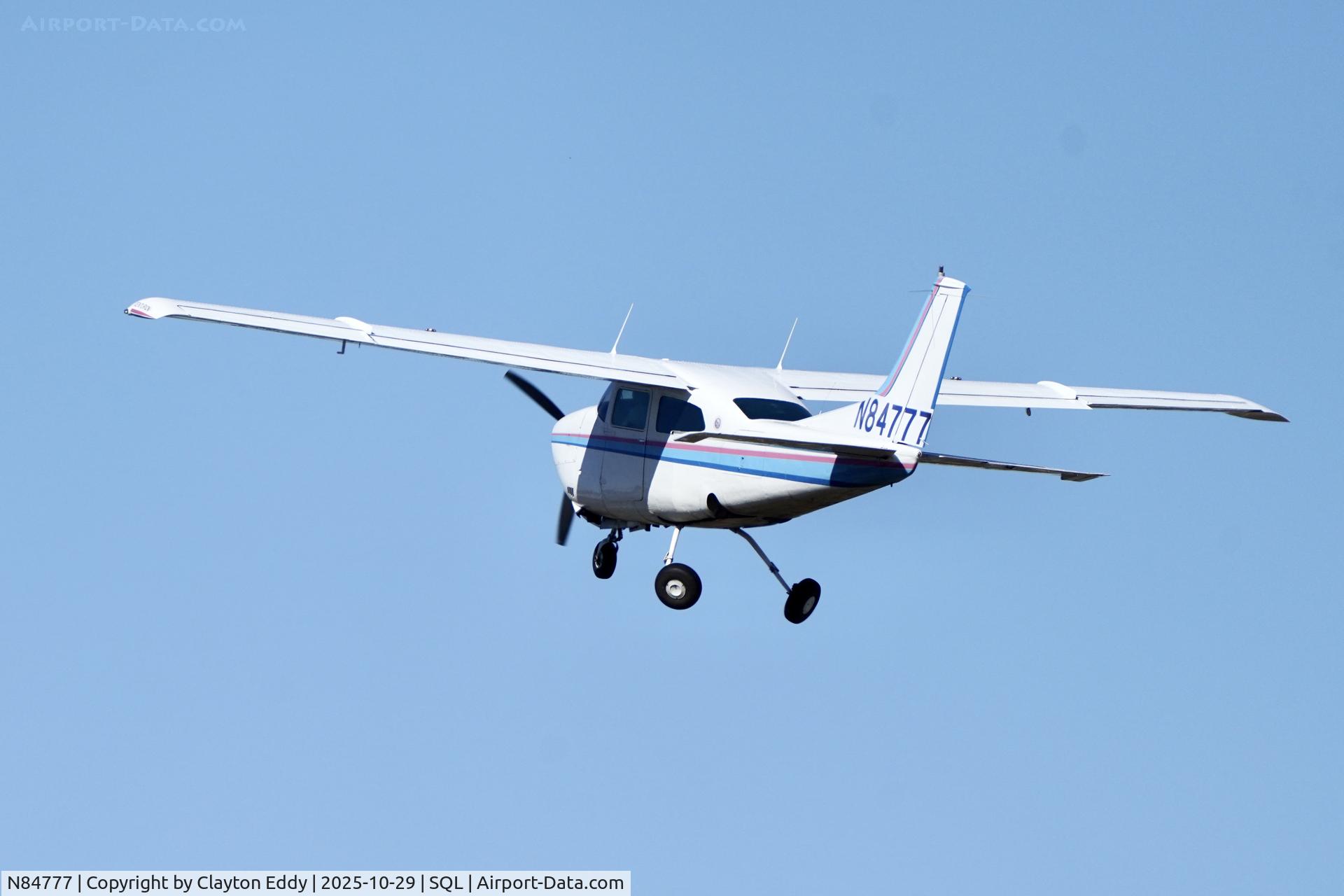 N84777, 1972 Cessna 210L Centurion C/N 21059624, San Carlos Airport in California 2025