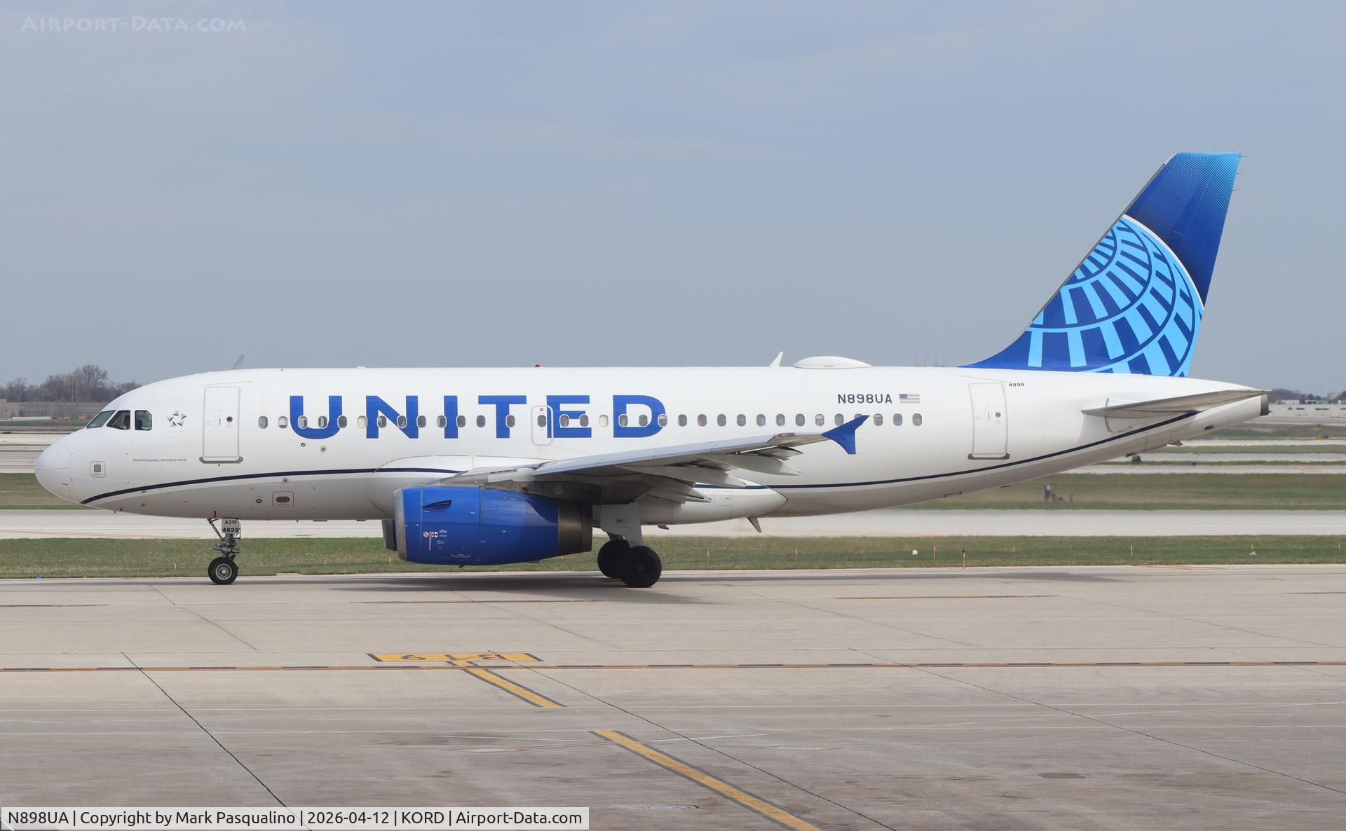 N898UA, 2007 Airbus A319-132 C/N 3311, Airbus A319-132