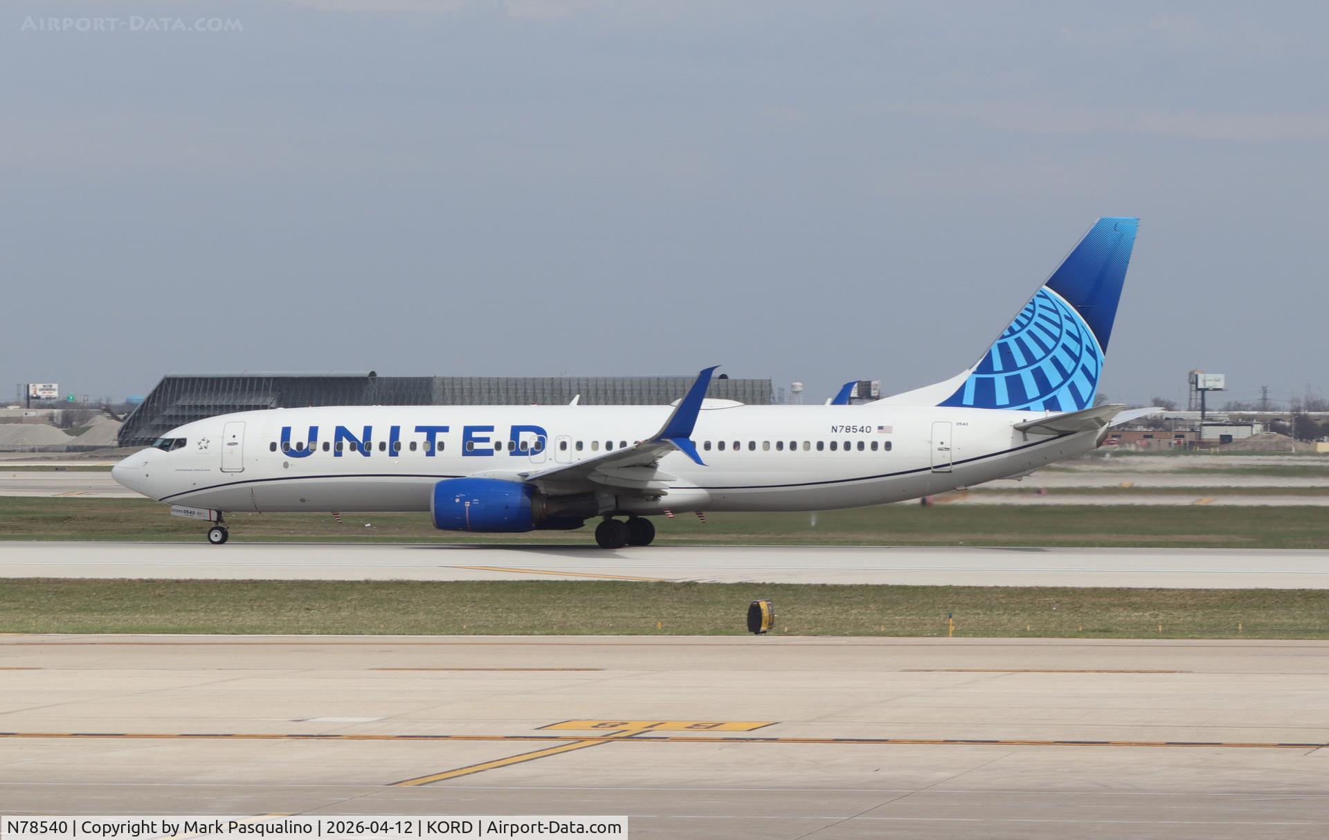 N78540, 2017 Boeing 737-800 C/N 63646, Boeing 737-824