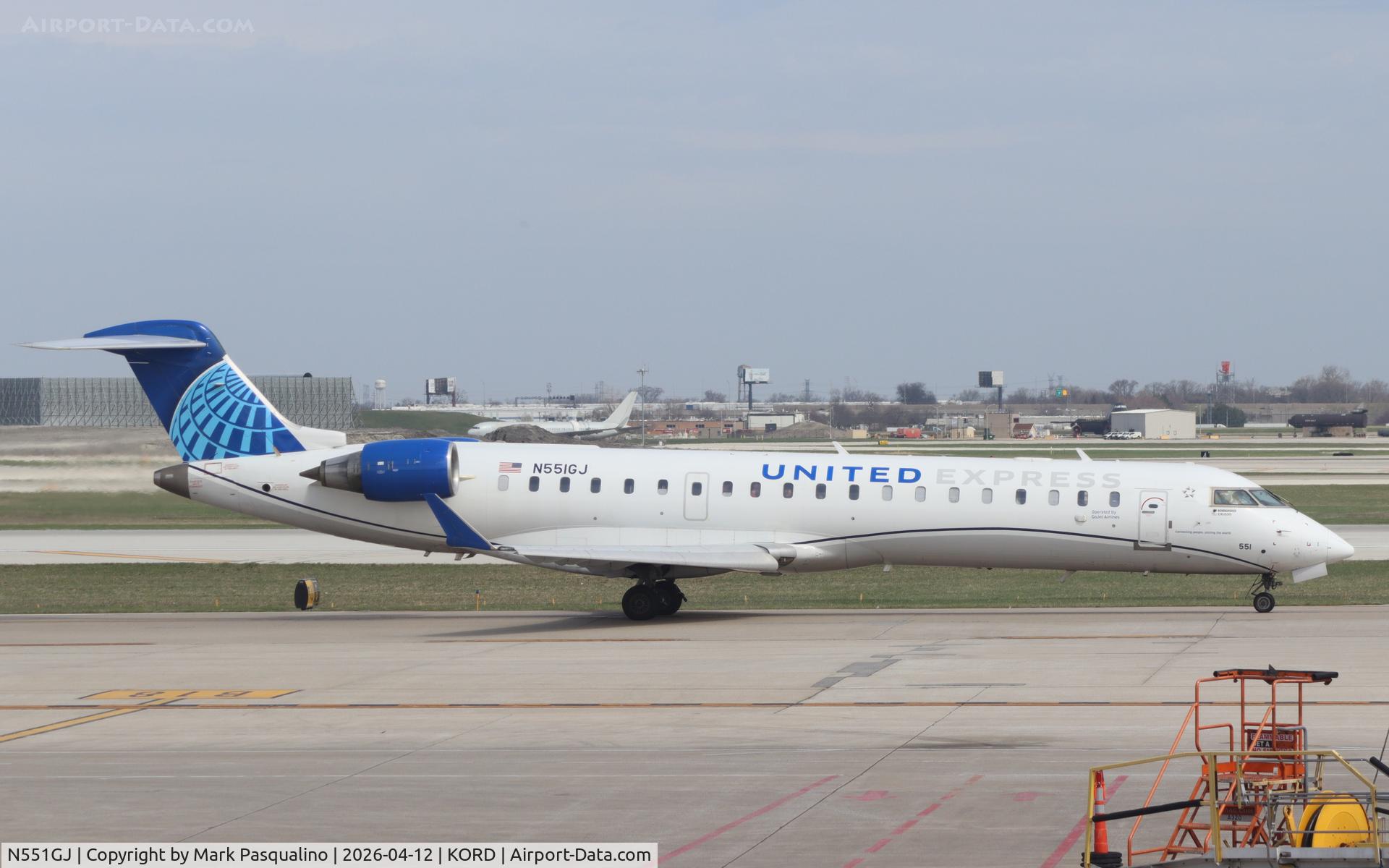 N551GJ, Bombardier CRJ-702 (CL-600-2C10) Regional Jet C/N 10283, CL-600-2C10