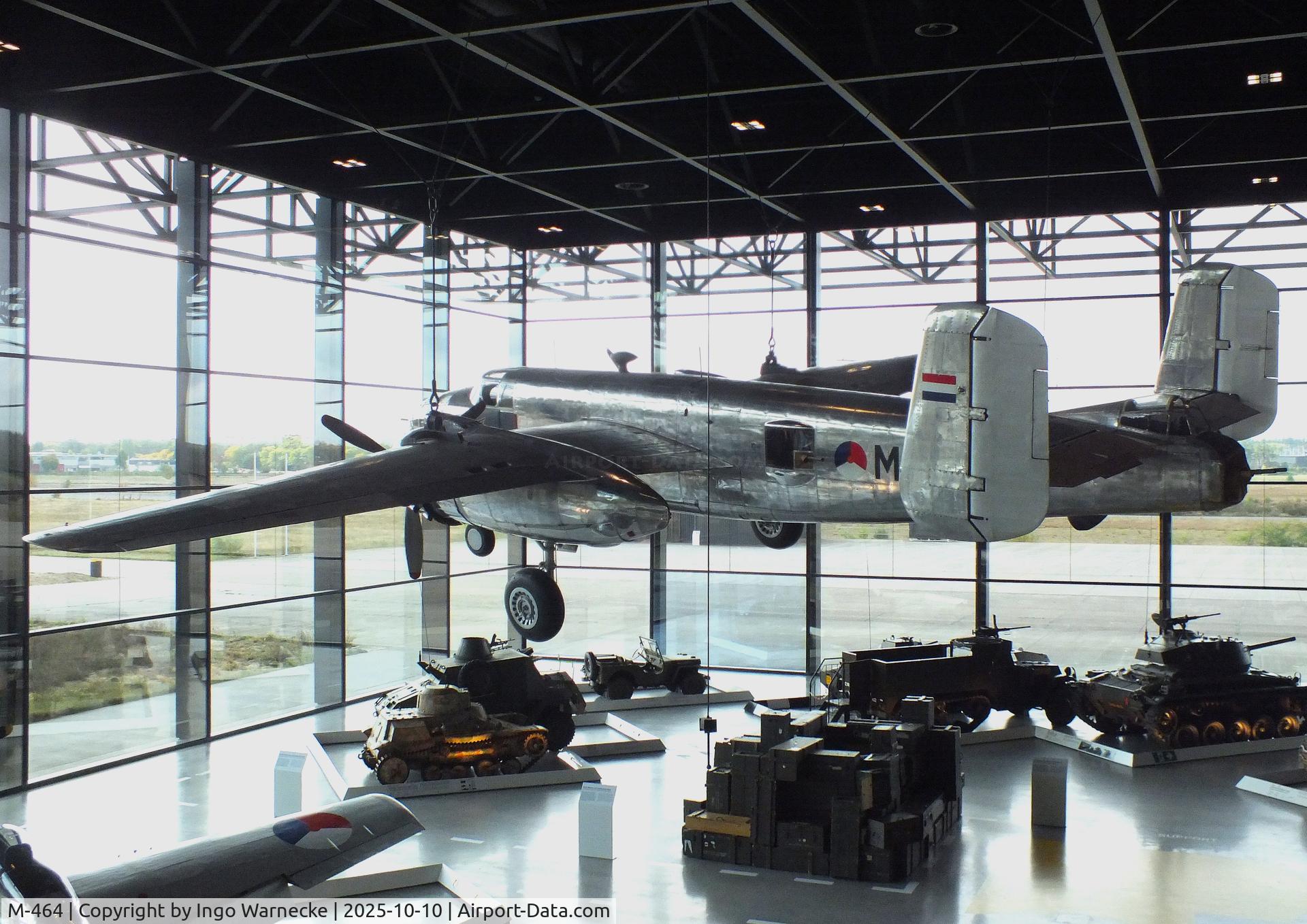M-464, 1944 North American B-25J Mitchell Mitchell C/N 108-37333, North American B-25J Mitchell at the Nationaal Militair Museum / National Military Museum, Soesterberg