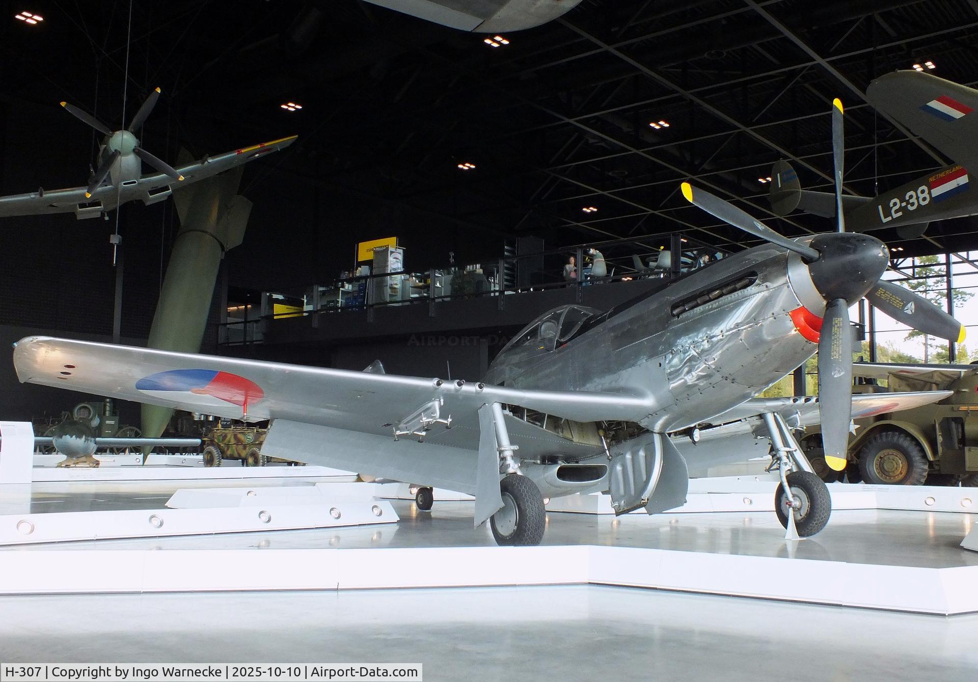 H-307, 1944 North American P-51K Mustang C/N 111-30258, North American P-51K Mustang at the Nationaal Militair Museum / National Military Museum, Soesterberg