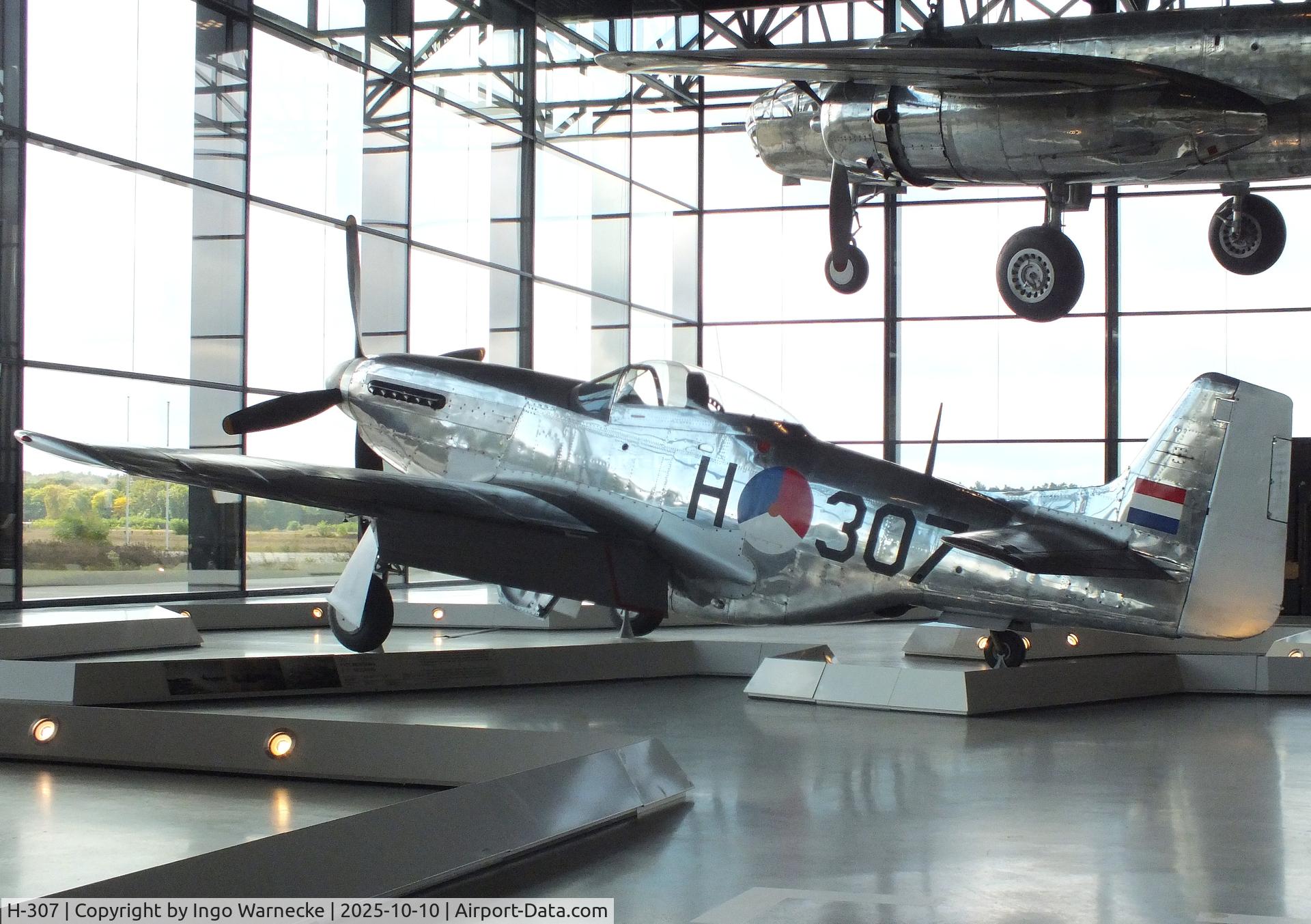 H-307, 1944 North American P-51K Mustang C/N 111-30258, North American P-51K Mustang at the Nationaal Militair Museum / National Military Museum, Soesterberg