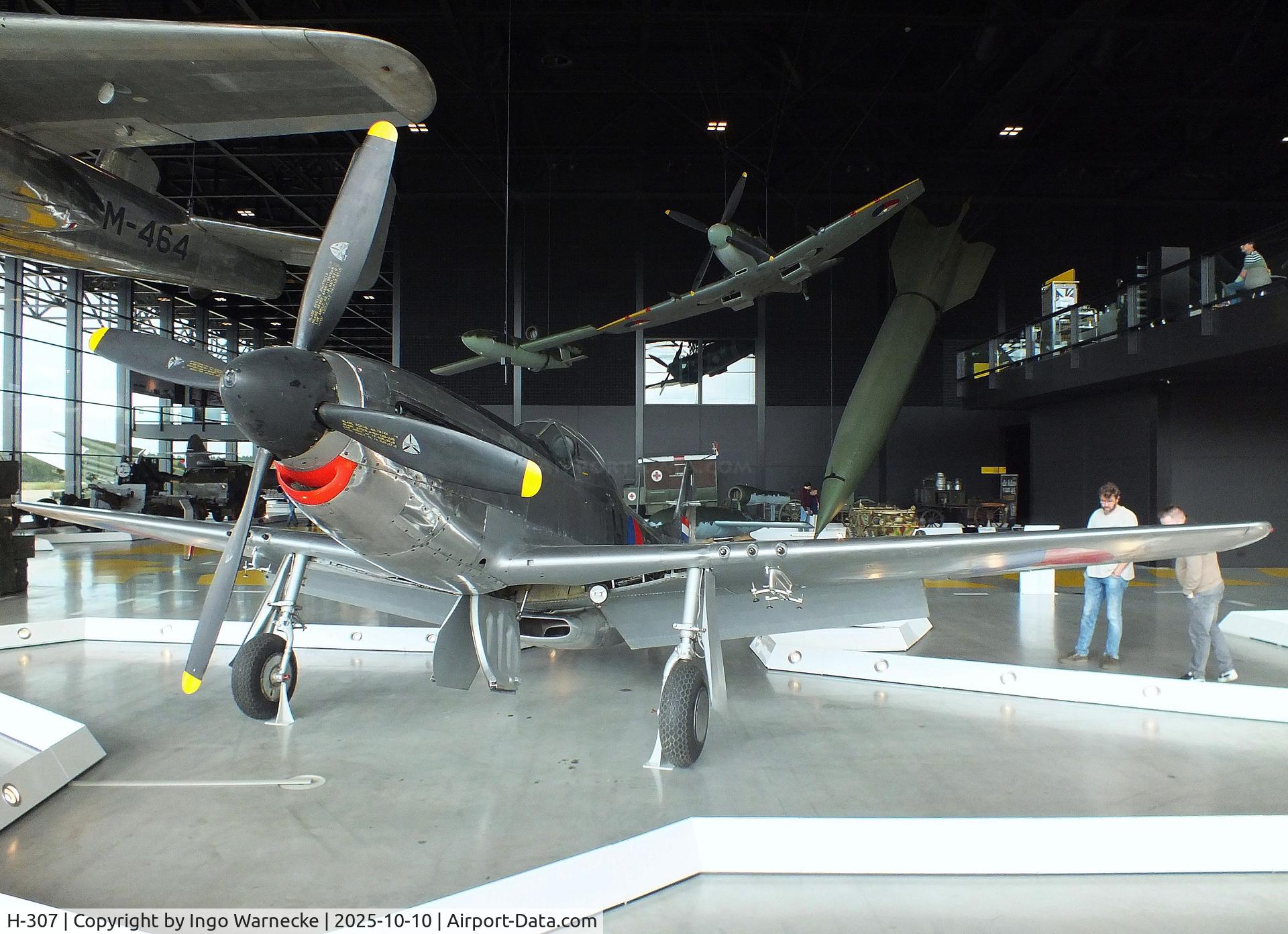 H-307, 1944 North American P-51K Mustang C/N 111-30258, North American P-51K Mustang at the Nationaal Militair Museum / National Military Museum, Soesterberg