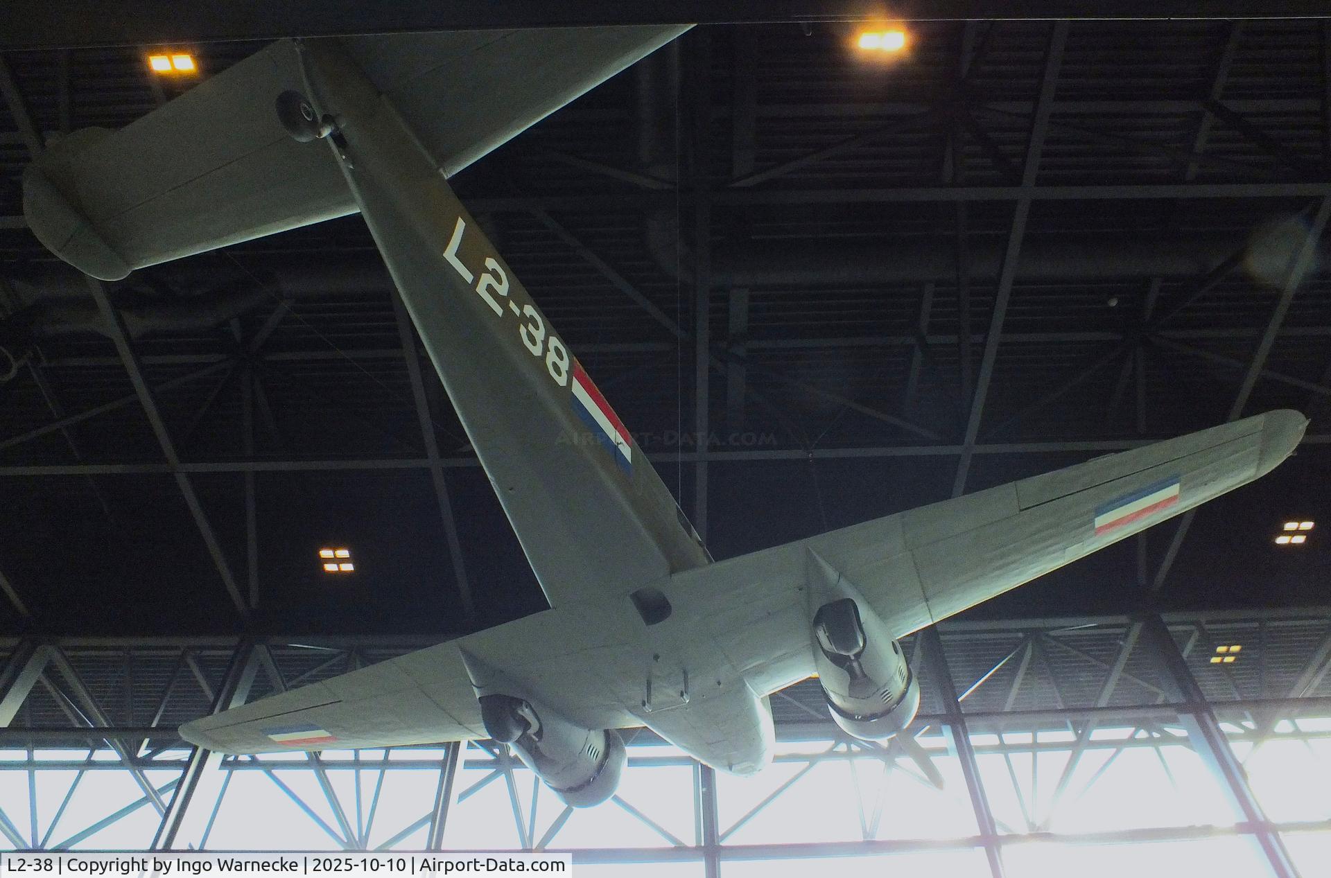 L2-38, 1941 Lockheed 12A Electra Junior C/N 1306, Lockheed 12A Electra Junior at the Nationaal Militair Museum / National Military Museum, Soesterberg