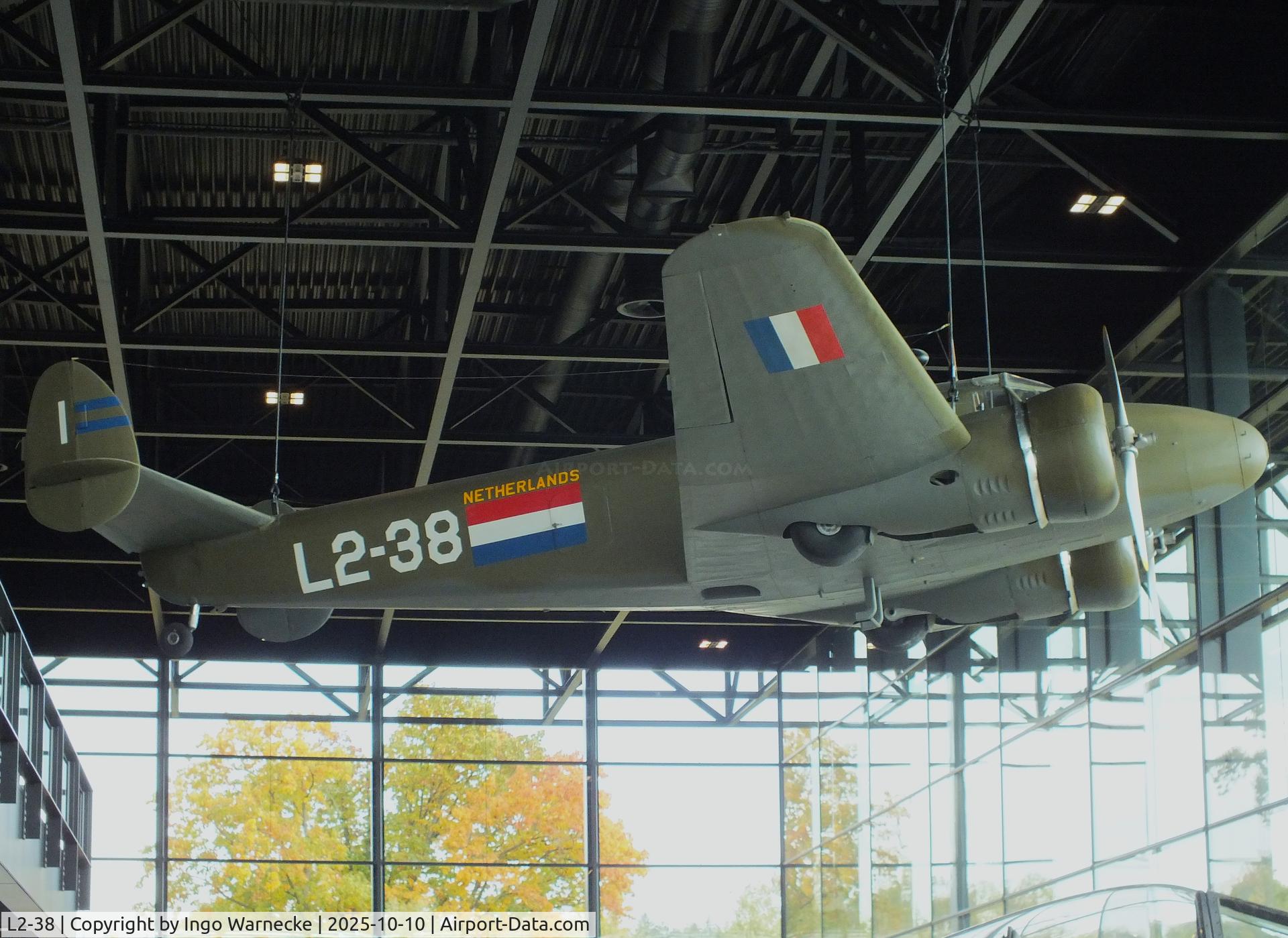 L2-38, 1941 Lockheed 12A Electra Junior C/N 1306, Lockheed 12A Electra Junior at the Nationaal Militair Museum / National Military Museum, Soesterberg
