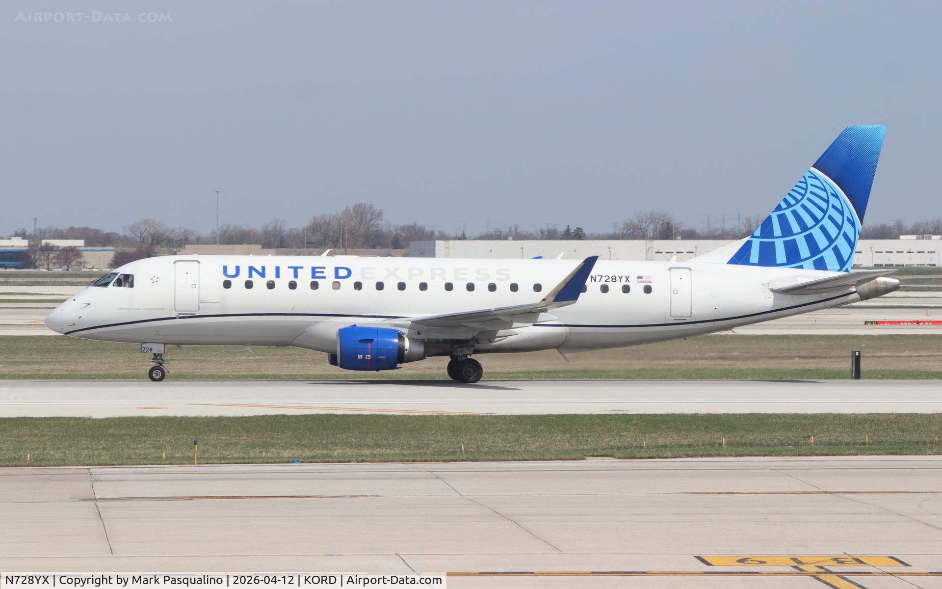 N728YX, 2015 Embraer 175LR (ERJ-170-200LR) C/N 17000510, ERJ-170-200LR