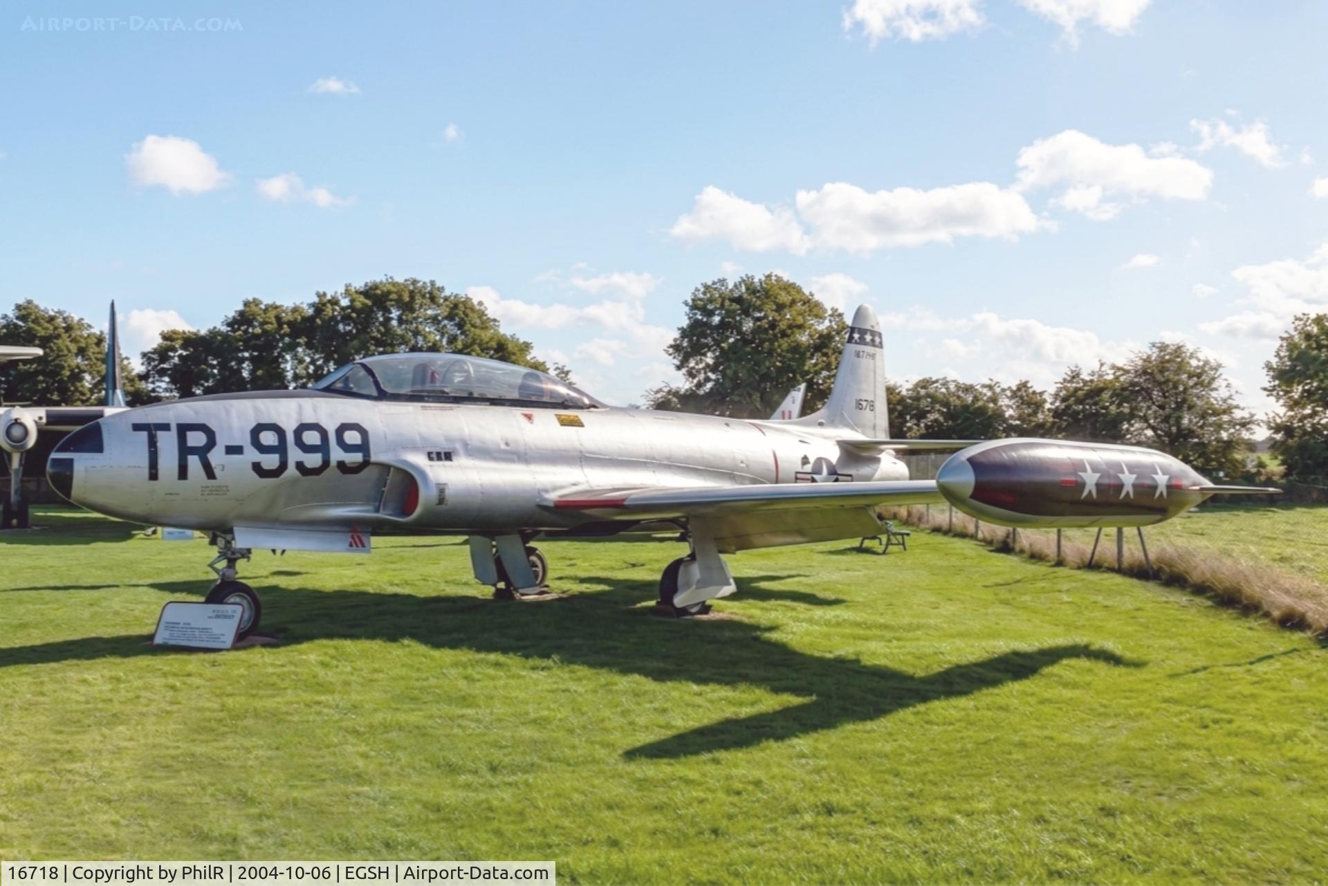 55-4433, 1956 Lockheed T-33A Shooting Star C/N 580-9877, 16718 1951 Lockheed T-33A USAF Norwich Aviation Museum
