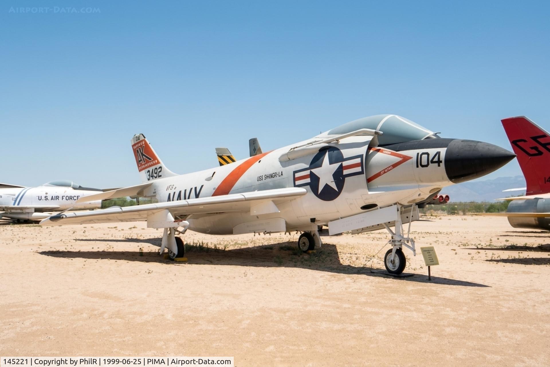 145221, McDonnell F-3B Demon C/N 390, 145221 1958 McD F-3B Demon USN Pima 