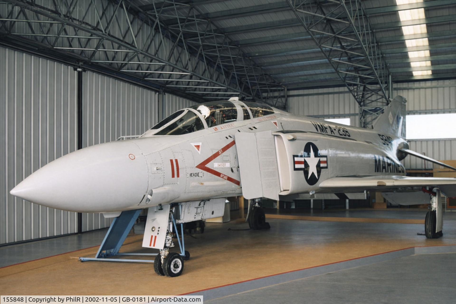 155848, McDonnell F-4S Phantom II C/N 3206, 155848 MD F-4-SM-MC Phantom USMC East Fortune 
