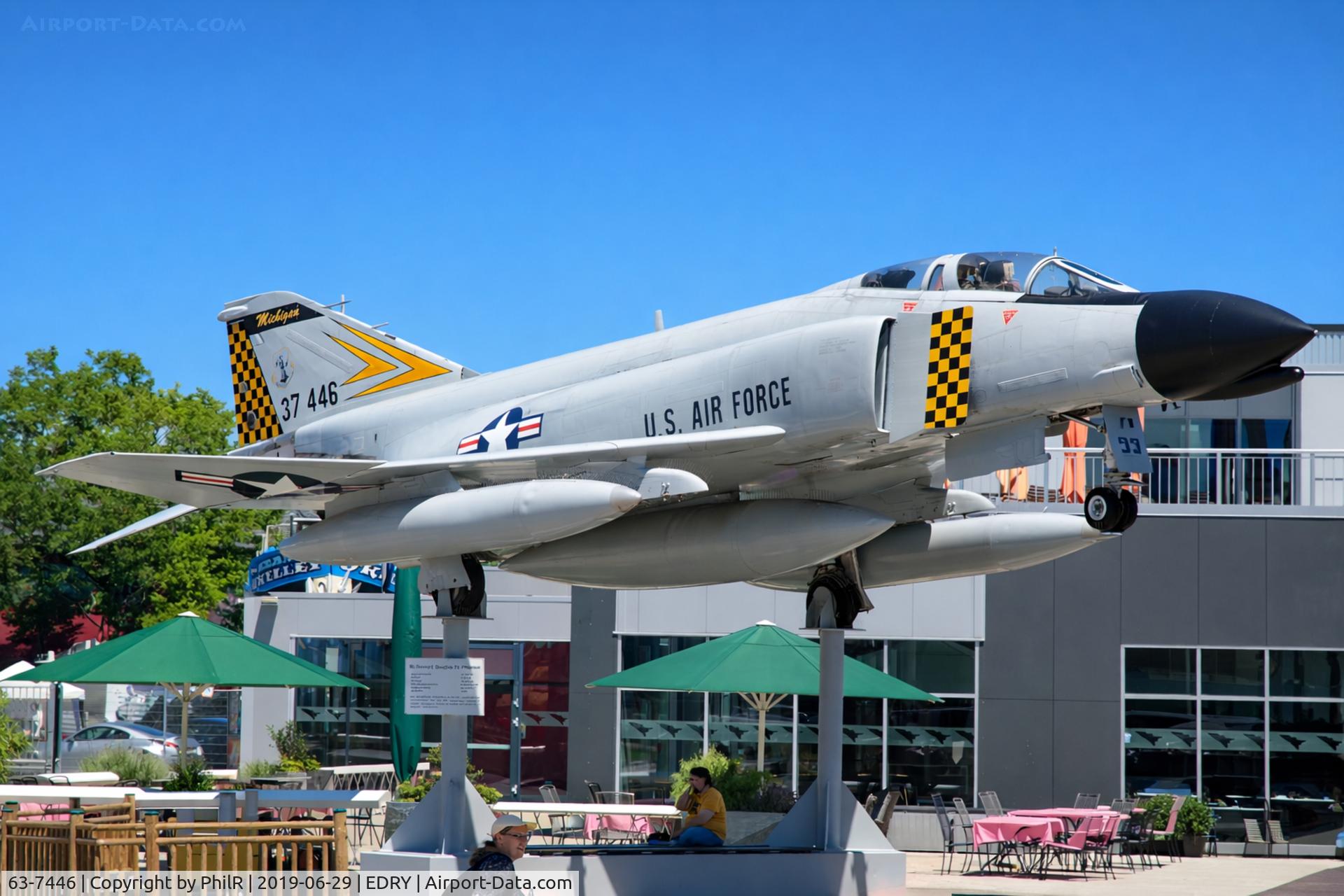 63-7446, 1963 McDonnell F-4C Phantom II C/N 413, 63-7446 1963 McD F-4C Phantom USAF Speyer 
