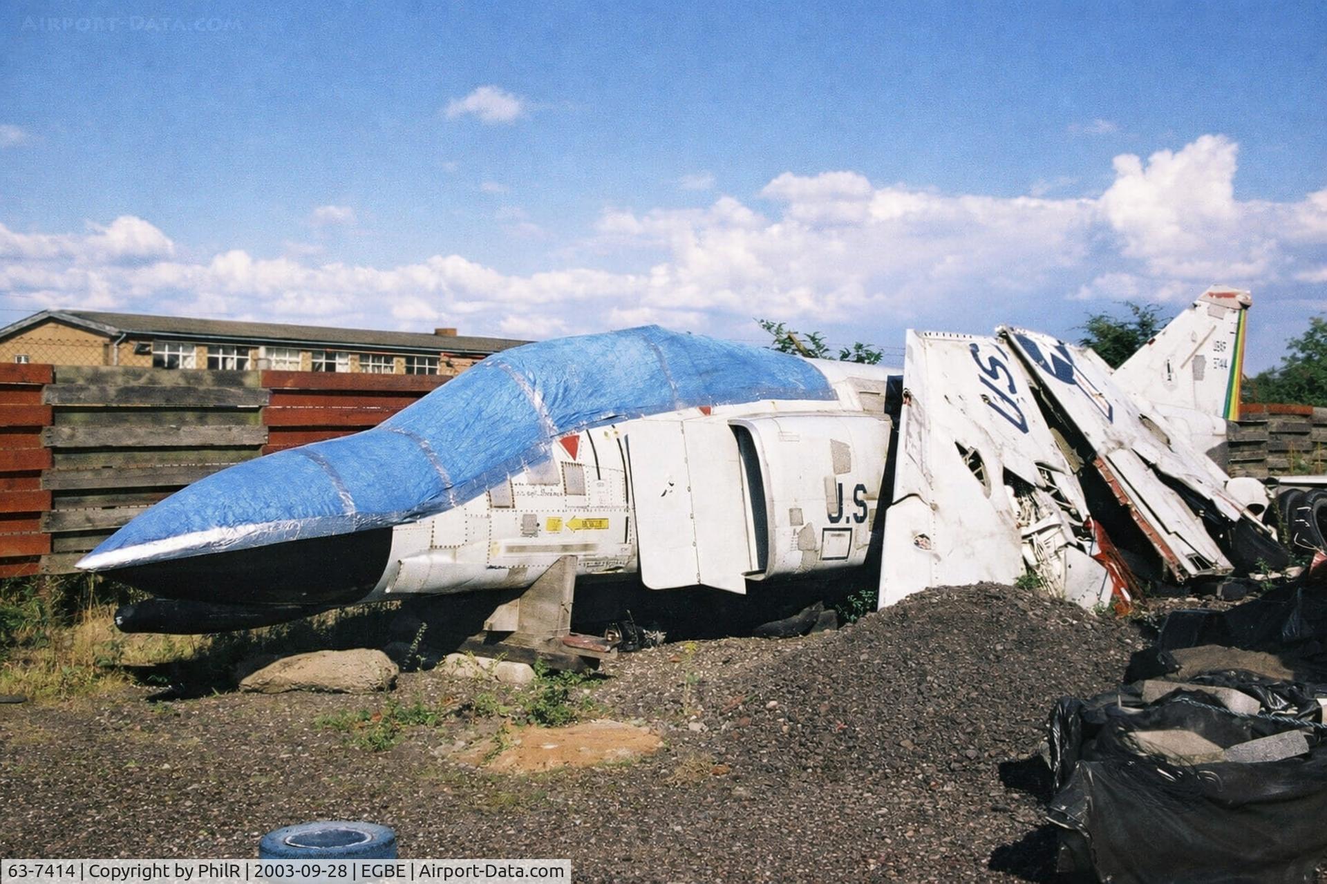 63-7414, 1963 McDonnell F-4C Phantom II C/N 329, 63-7414 MD 1963 F4C Phantom MAM Coventry