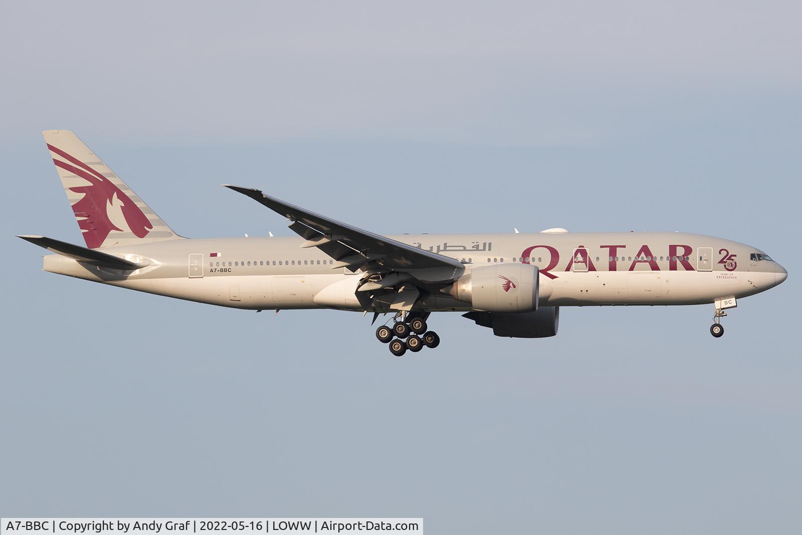 A7-BBC, 2009 Boeing 777-2DZ/LR C/N 36015, Qatar Airways 777-200