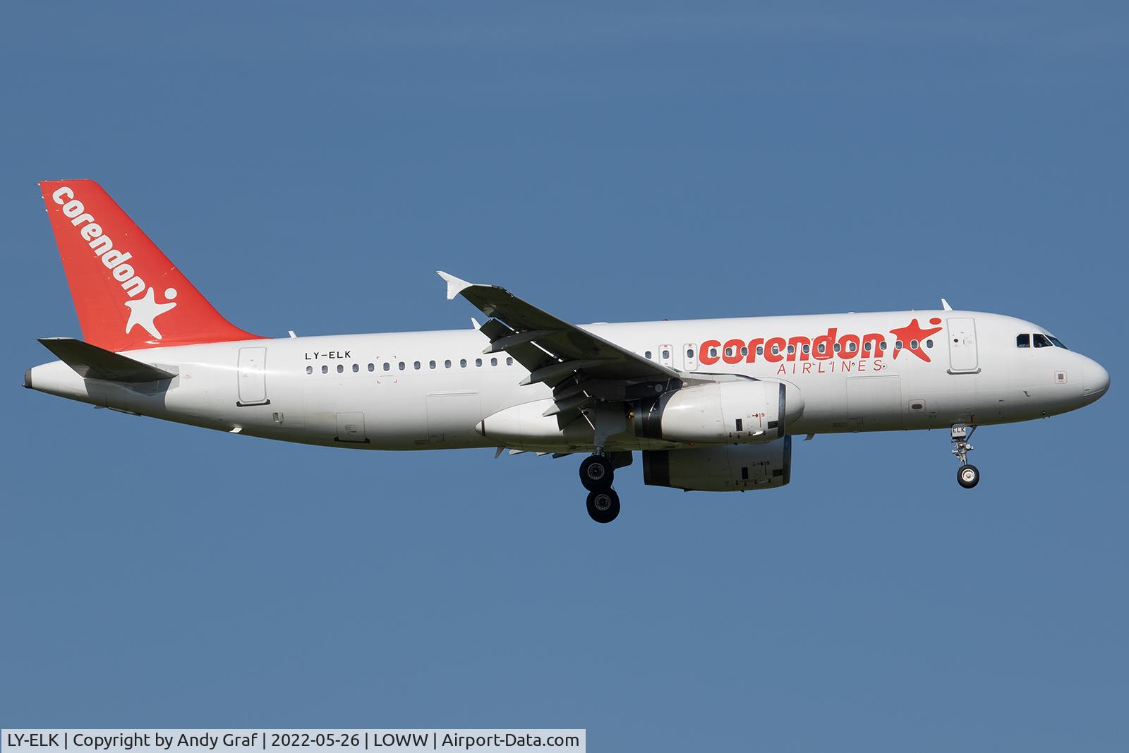 LY-ELK, 2003 Airbus A320-232 C/N 2077, Corendon A320
