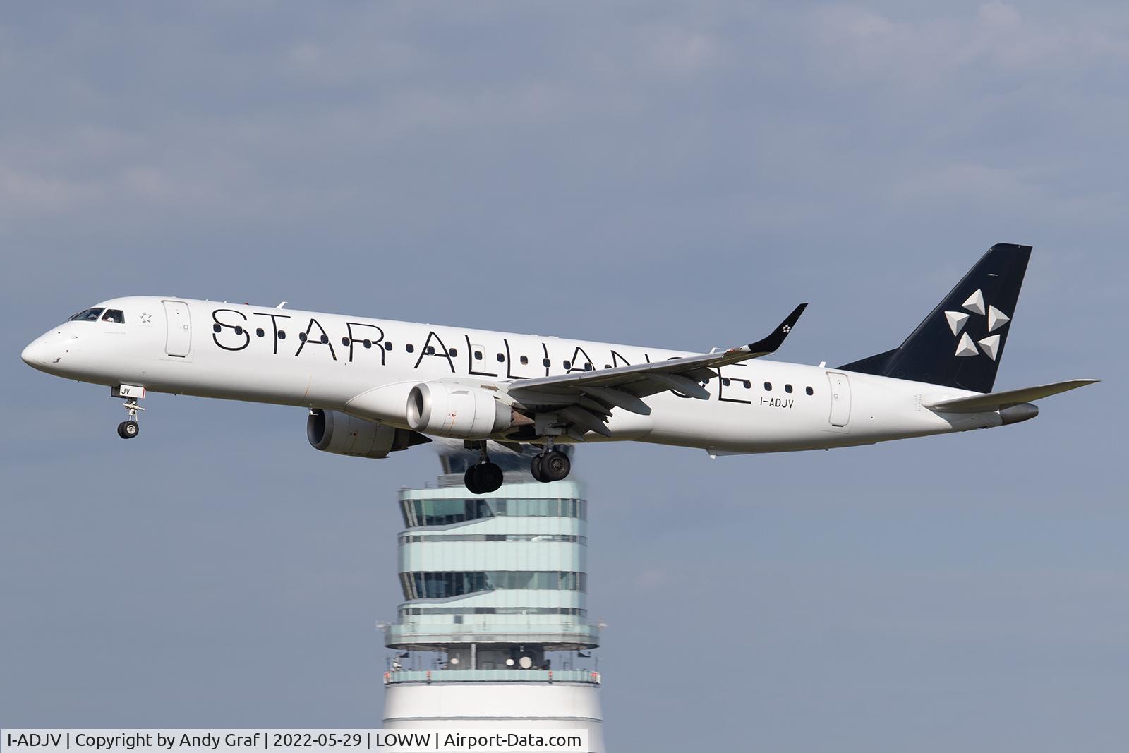 I-ADJV, 2009 Embraer 195LR (ERJ-190-200LR) C/N 19000308, Air Dolomiti EMB195