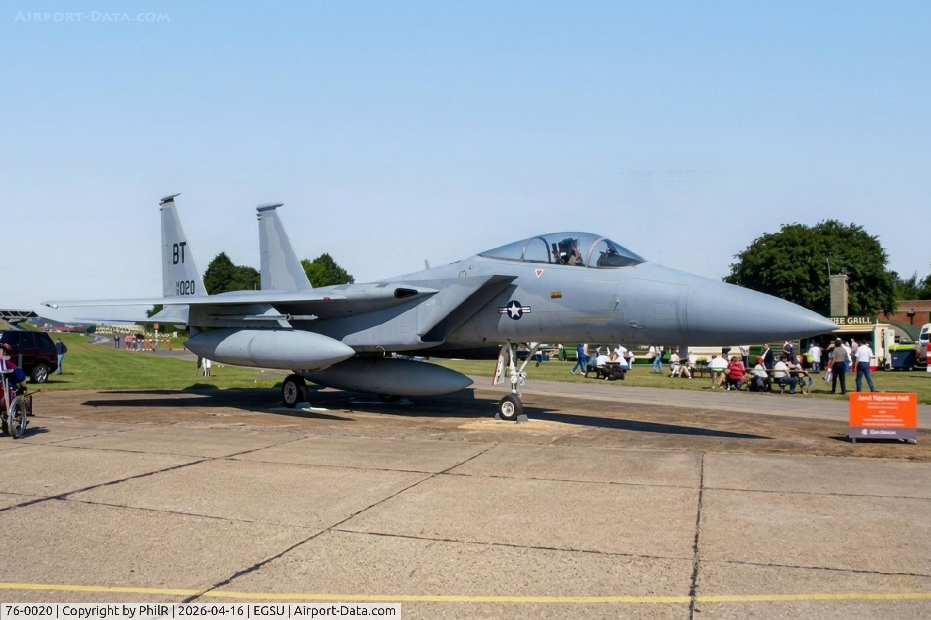 76-0020, 1976 McDonnell Douglas F-15A Eagle C/N 0199/A172, 76-0020 1977 McD F-15A Eagle USAF Duxford Flying Legends 13.07.02.JPG

