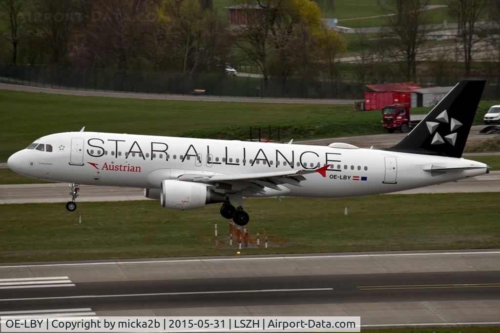 OE-LBY, 2012 Airbus A320-214 C/N 5122, Landing