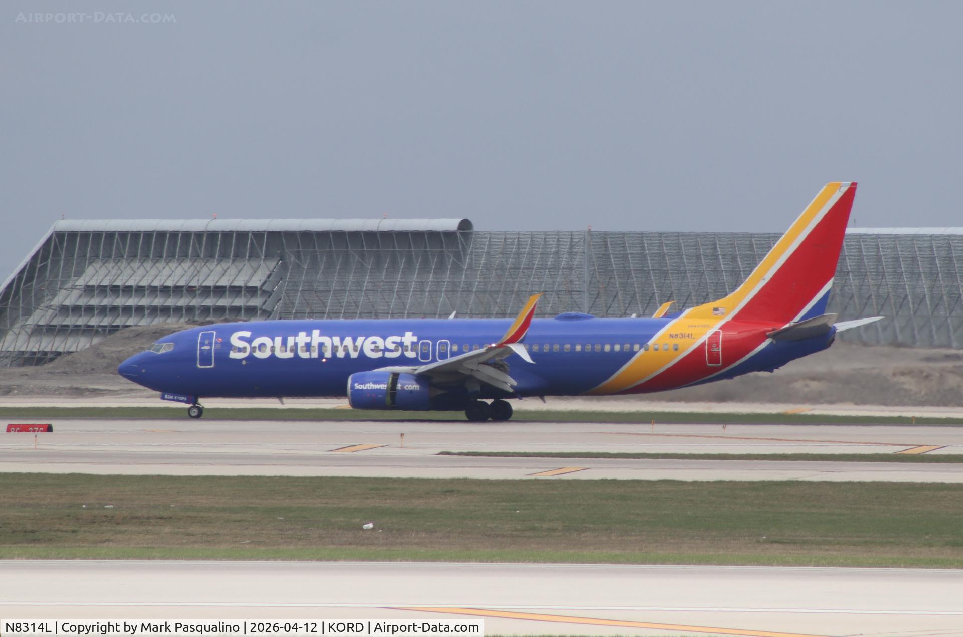 N8314L, 2012 Boeing 737-8H4 C/N 36990, Boeing 737-8H4