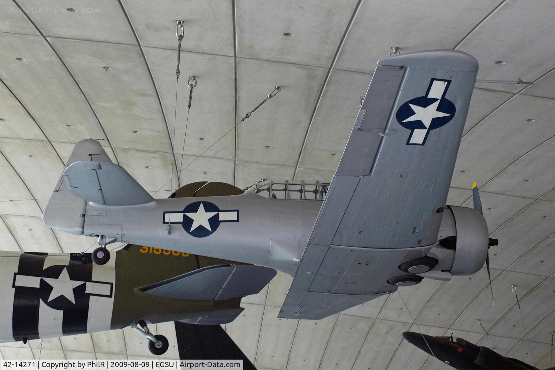 42-14271, , 42-14271 1942 Noorduyn Aviation AT-6D Texan USAF in truth a composite frame of many identities Duxford 
